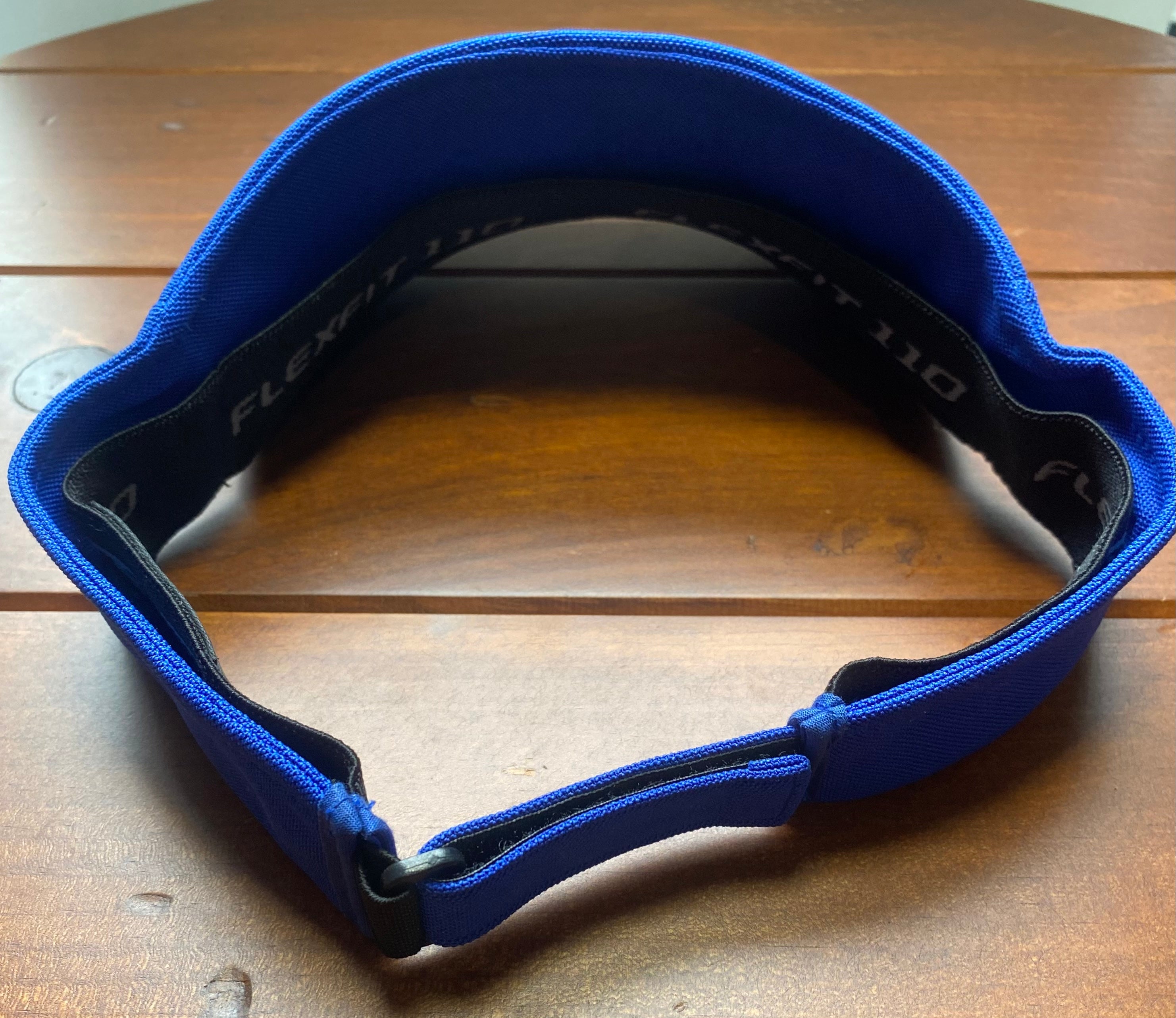 Hammer Head Visor, blue, Original Hand Painted, Velcro