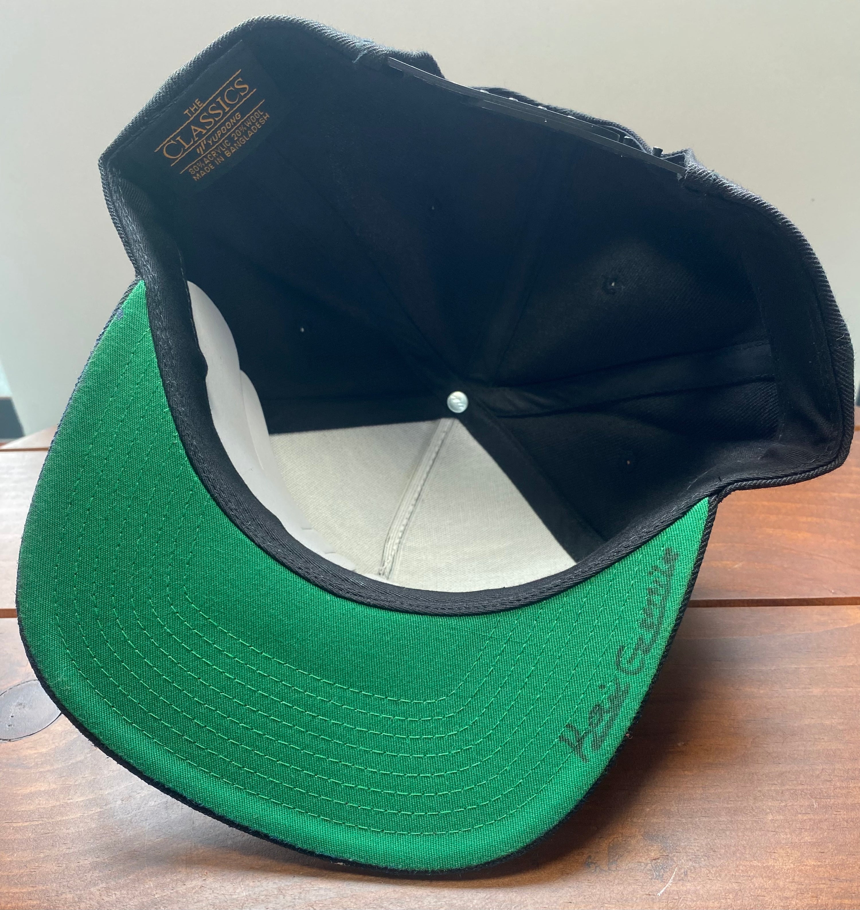 Space Orca Hat, black, Original Hand Painted, Snapback
