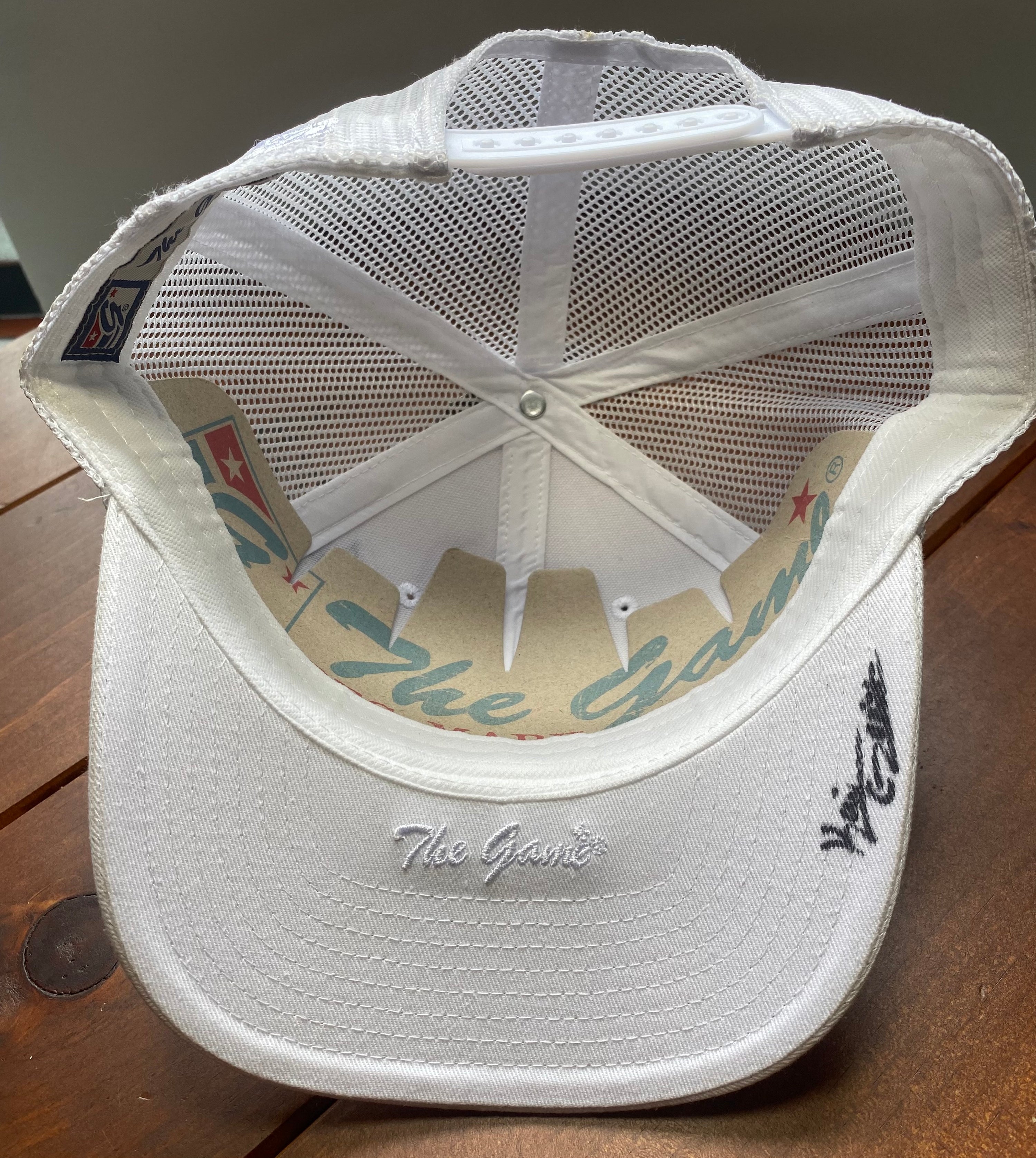 Humpback Whale Hat, White, Original Hand Painted, Snapback