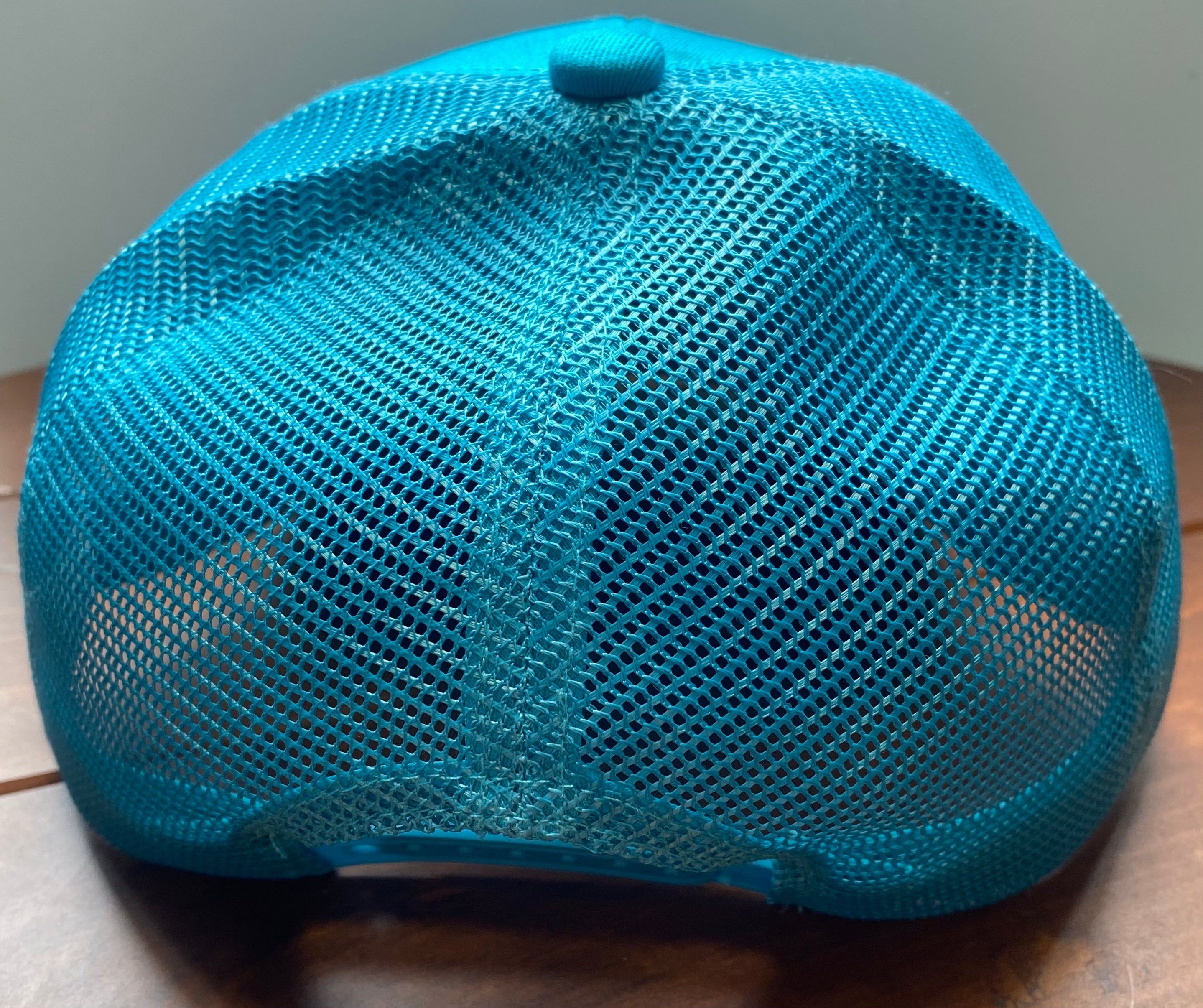 Blue Octopus Hat, blue, Original Hand Painted, Snapback