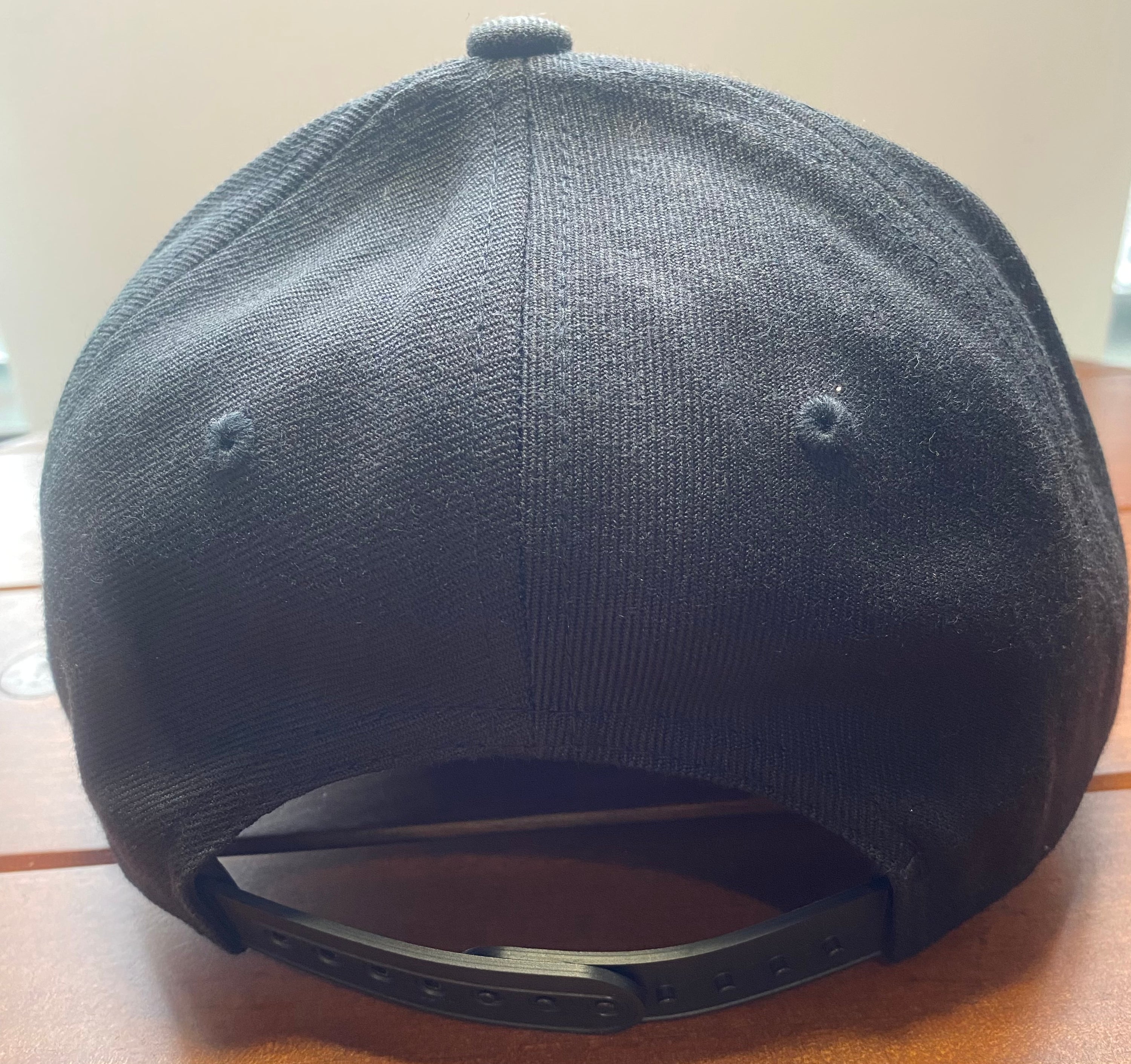 Red Octopus Hat, black, Original Hand Painted, Snapback