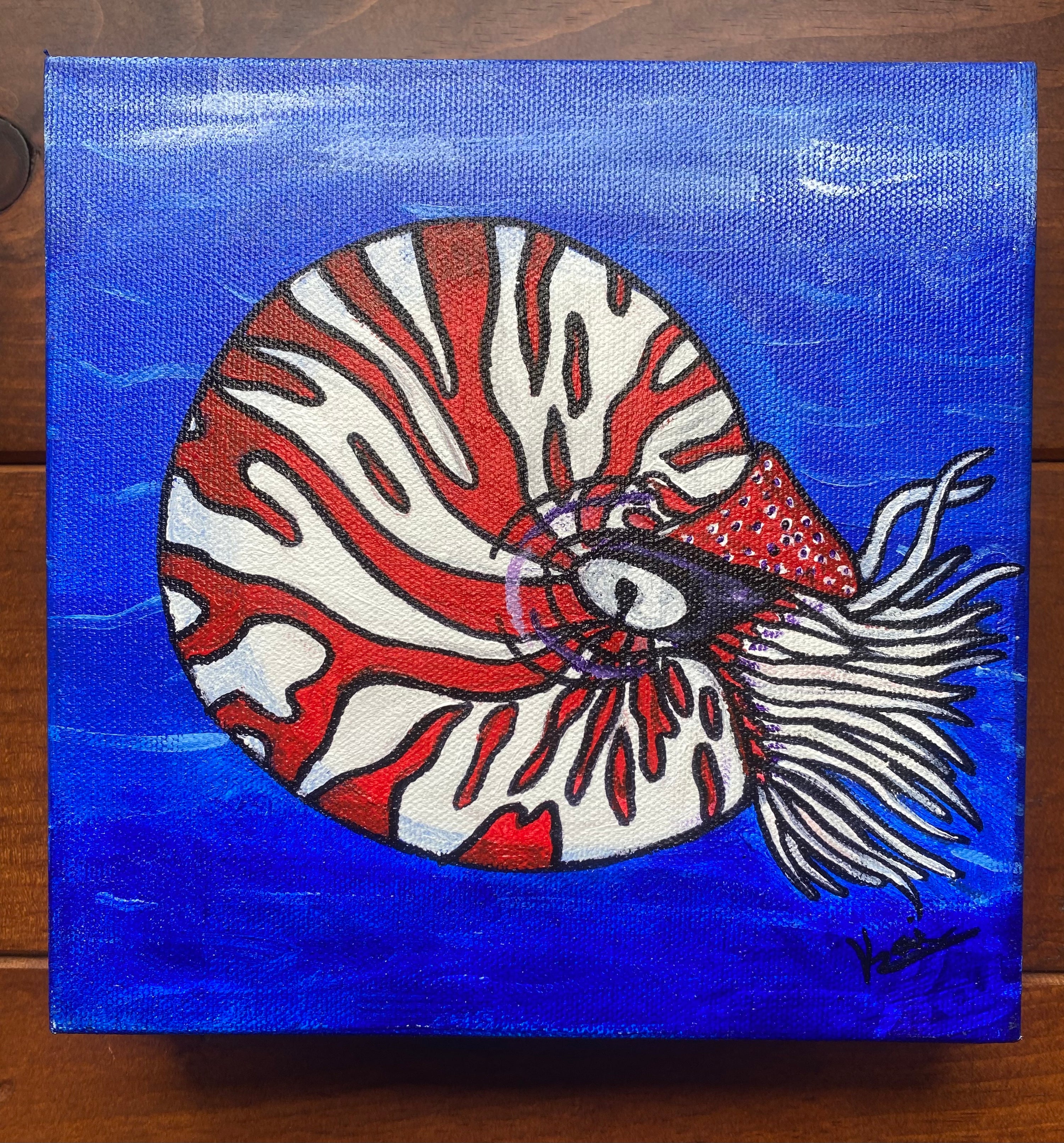 "Nautilus " By Kai Gentile Original Painting