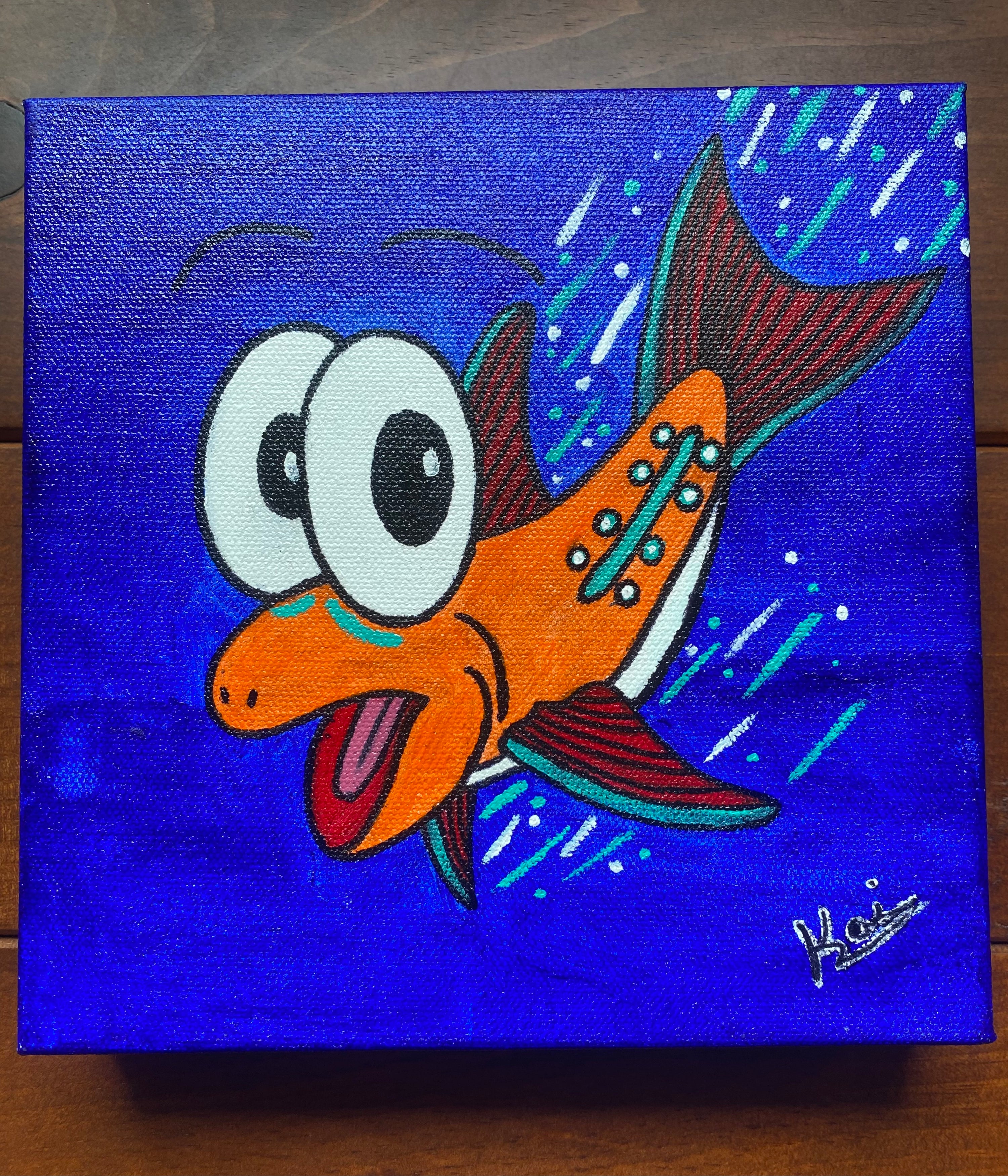 "Fishy" By Kai Gentile Original Painting