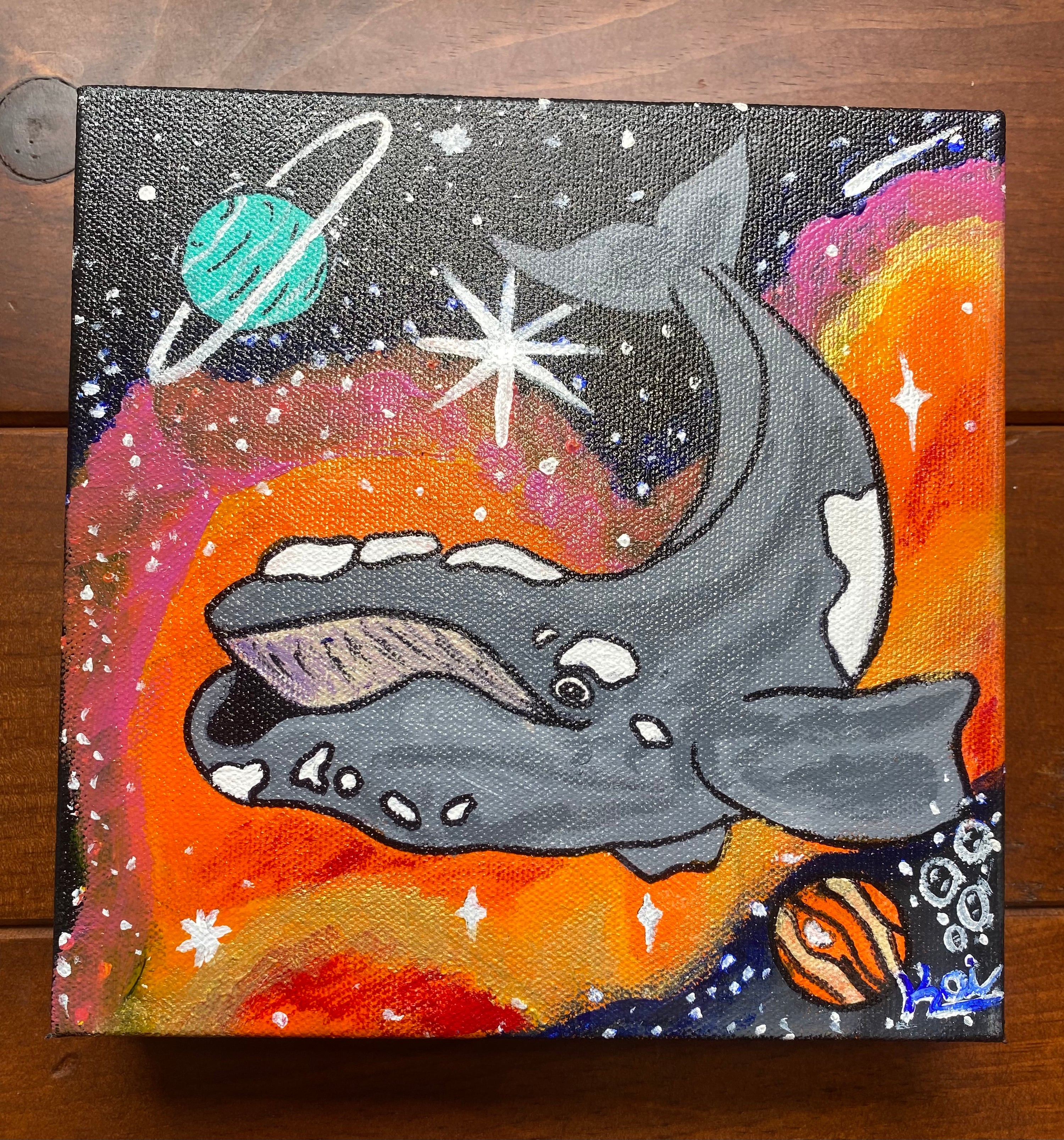 "Right Whale" By Kai Gentile Original Painting