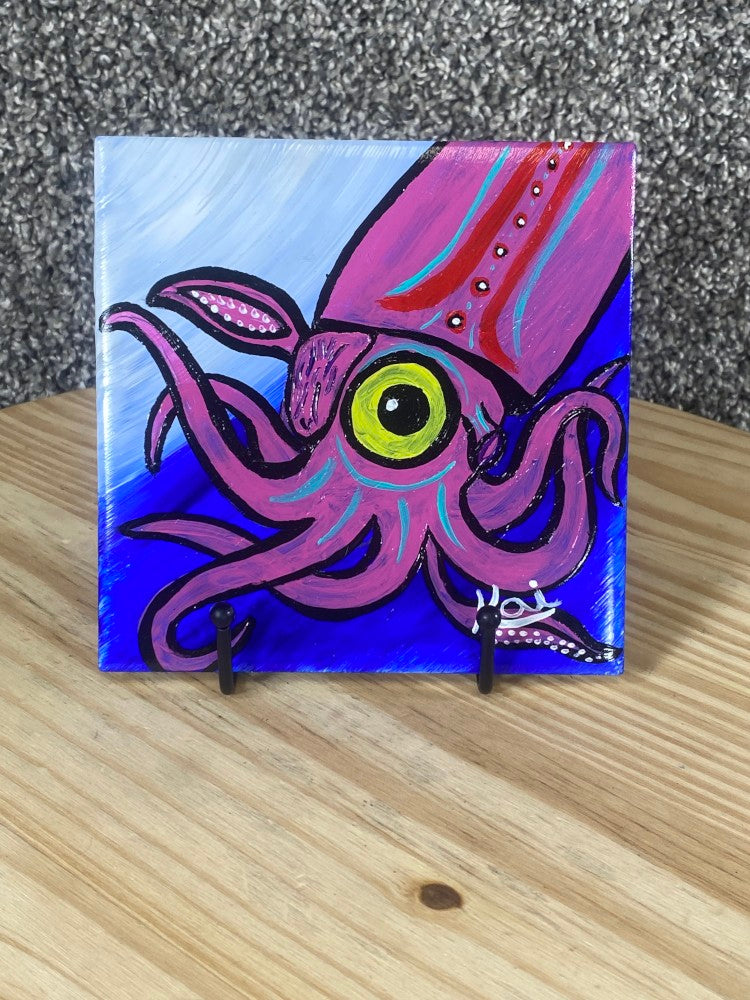 Pink Squid Tile