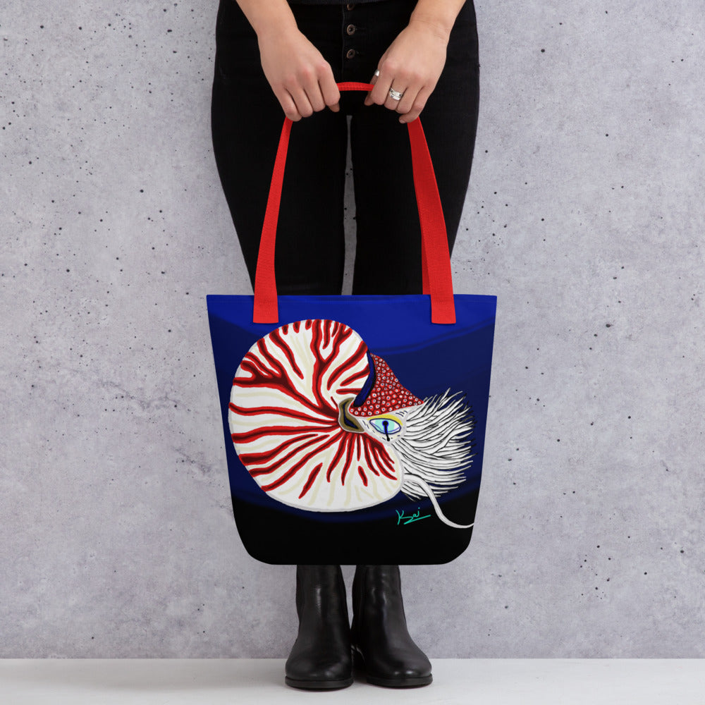 "Nautilus" By Kai Gentile Tote Bag