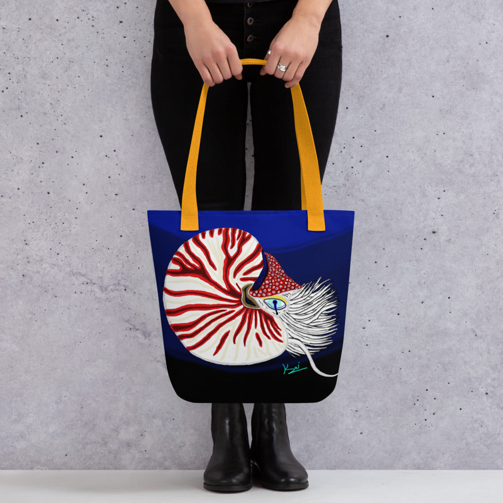 "Nautilus" By Kai Gentile Tote Bag