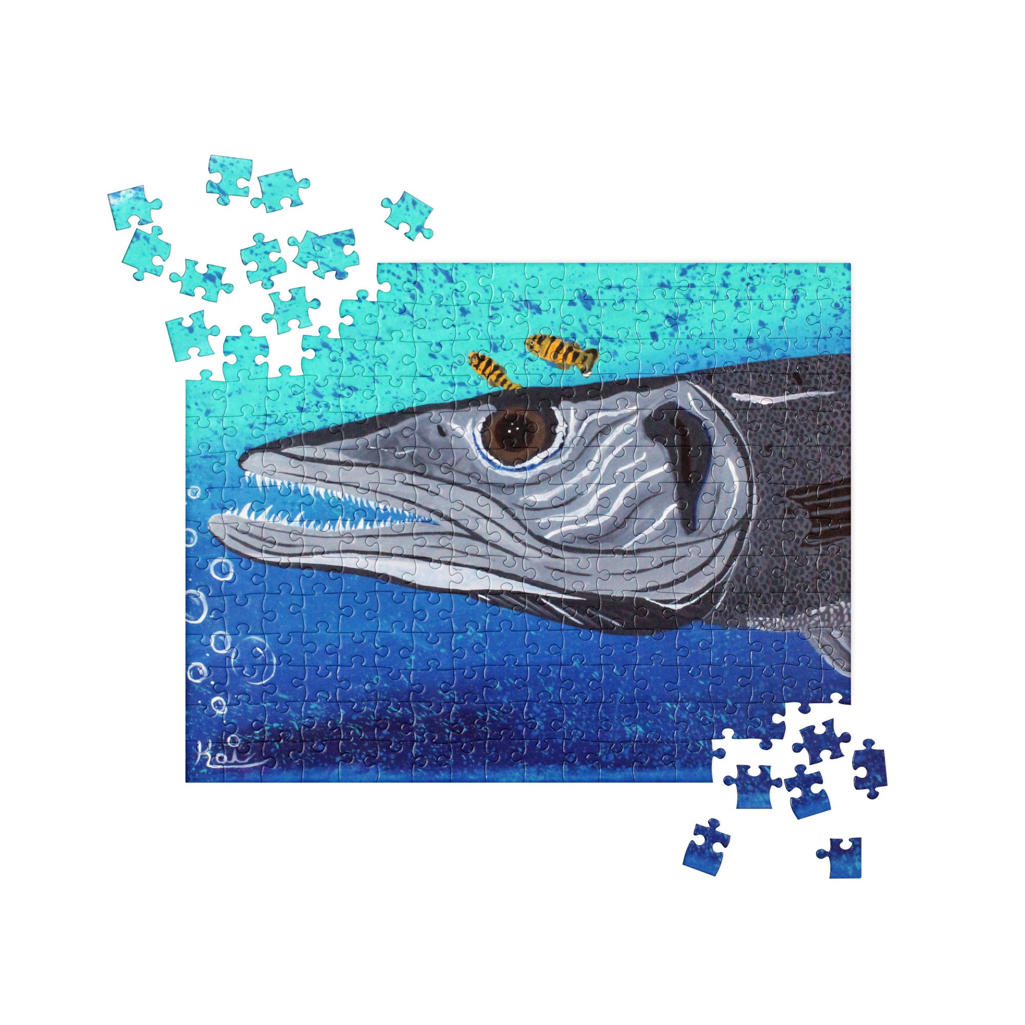 "Ooh! Barracuda" By Kai Gentile Jigsaw Puzzle