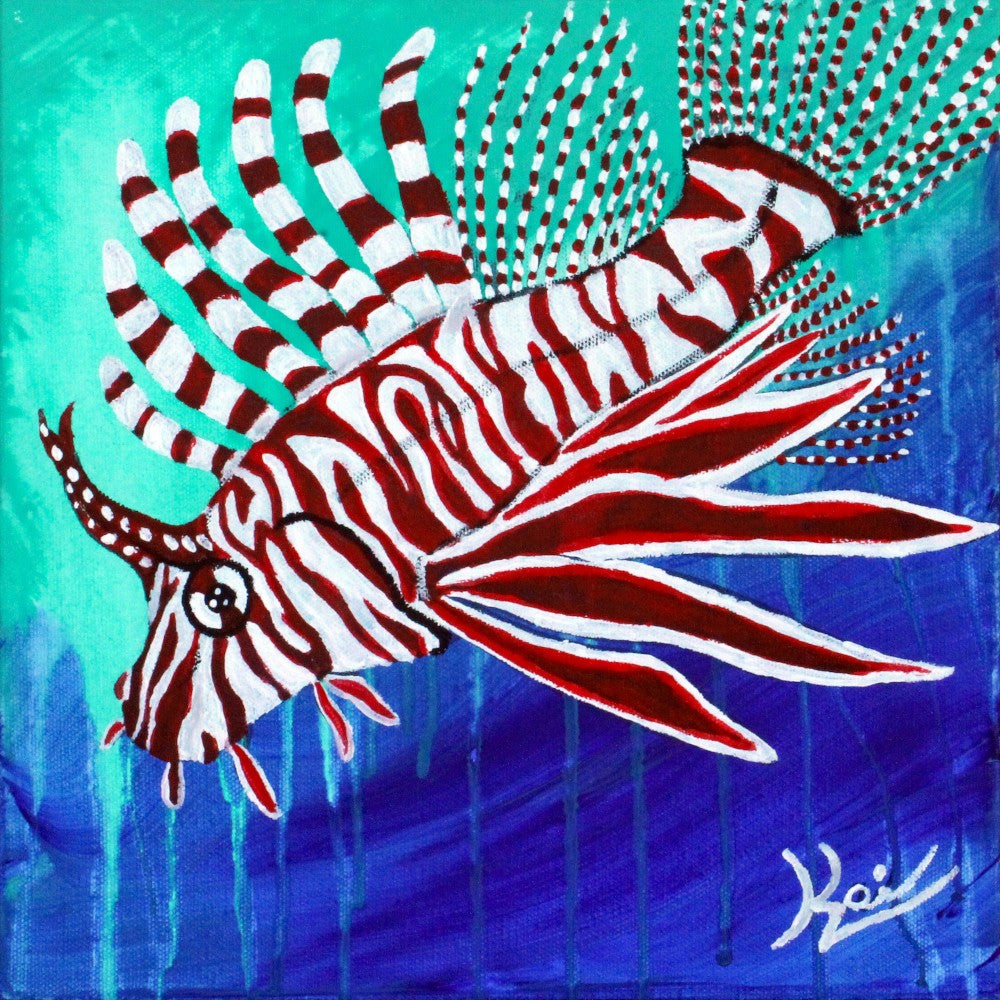 "Lionfish" By Kai Gentile Original Painting