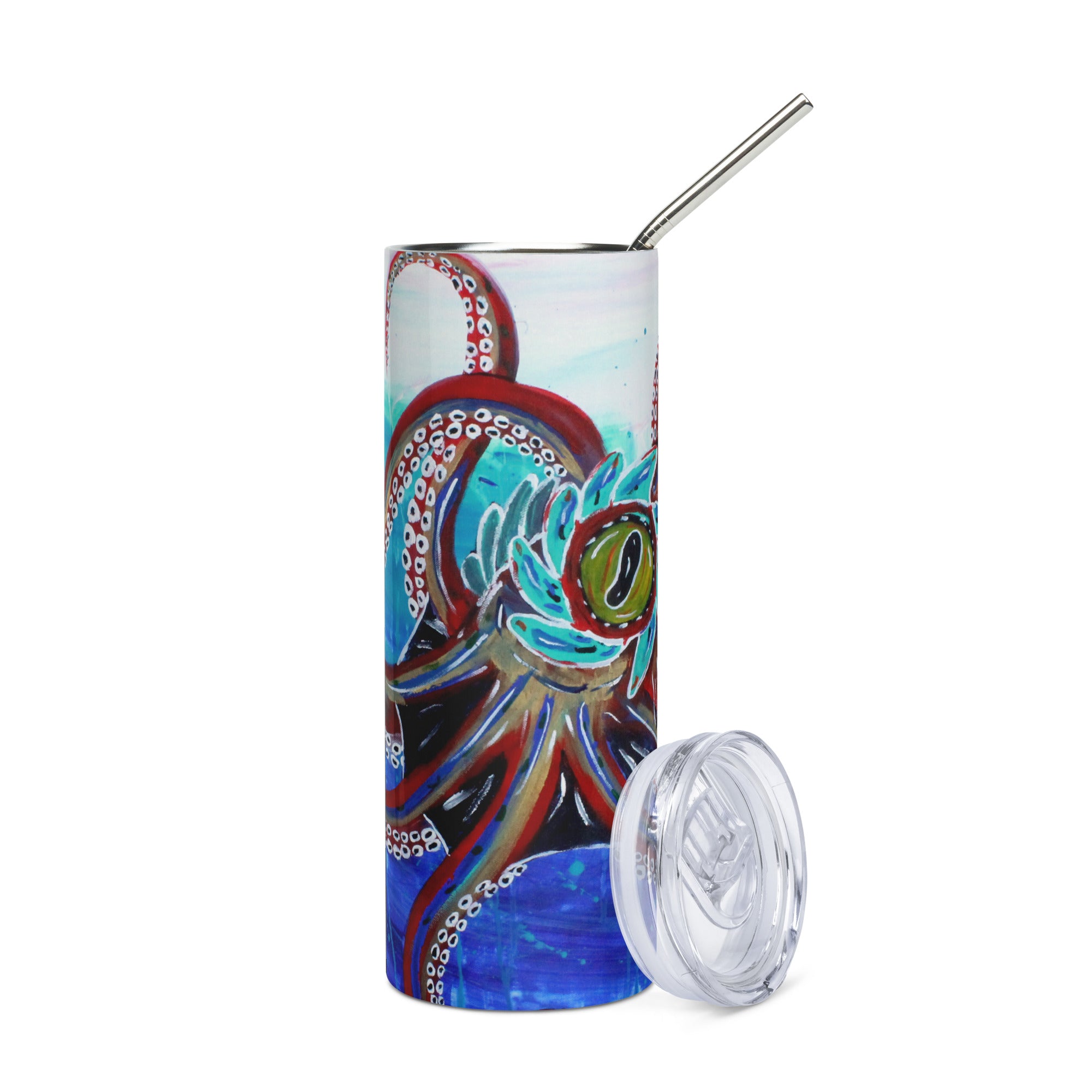 "Octopoda II" By Kai Gentile Stainless steel tumbler