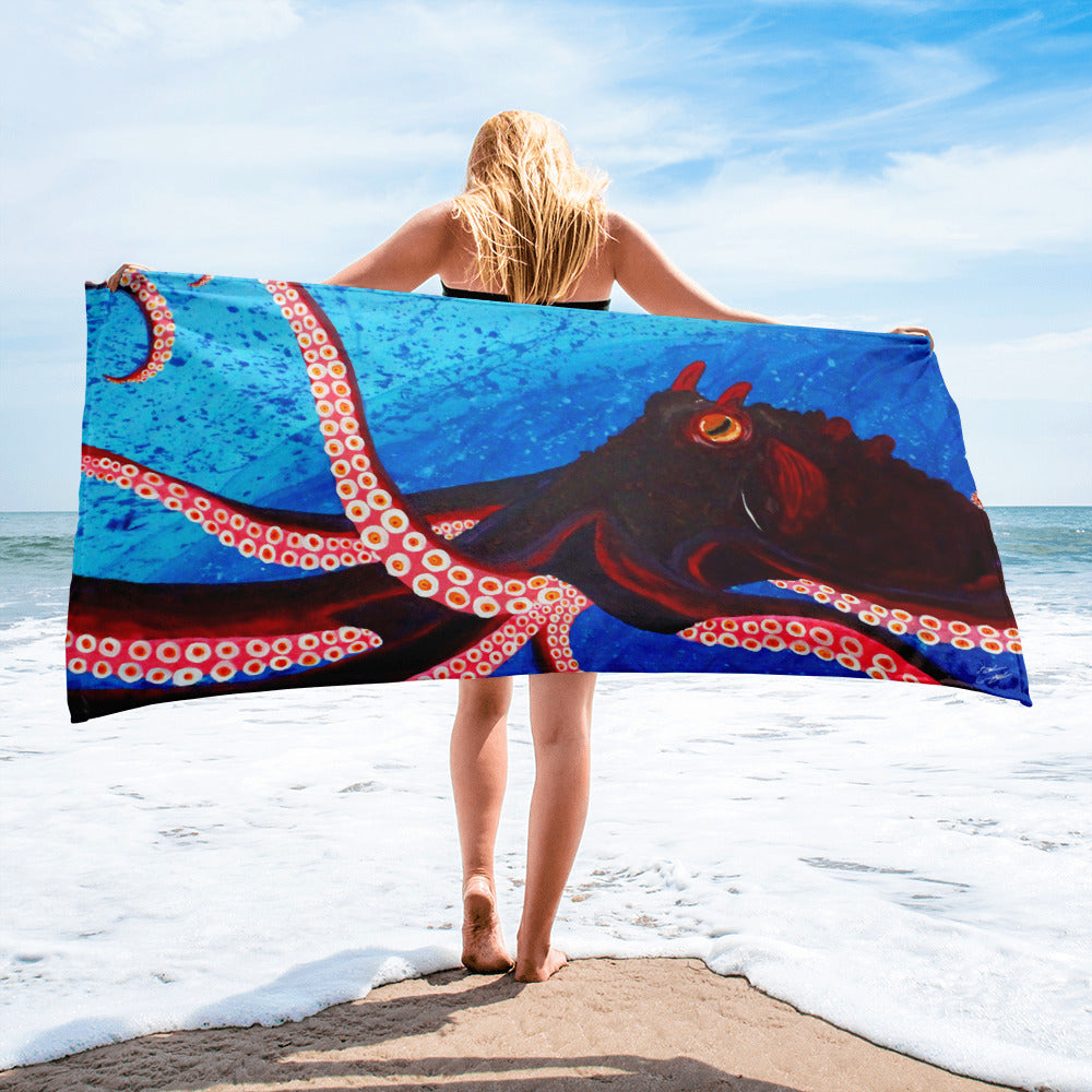 "The Whole Package" By Kai Gentile Octopus Towel