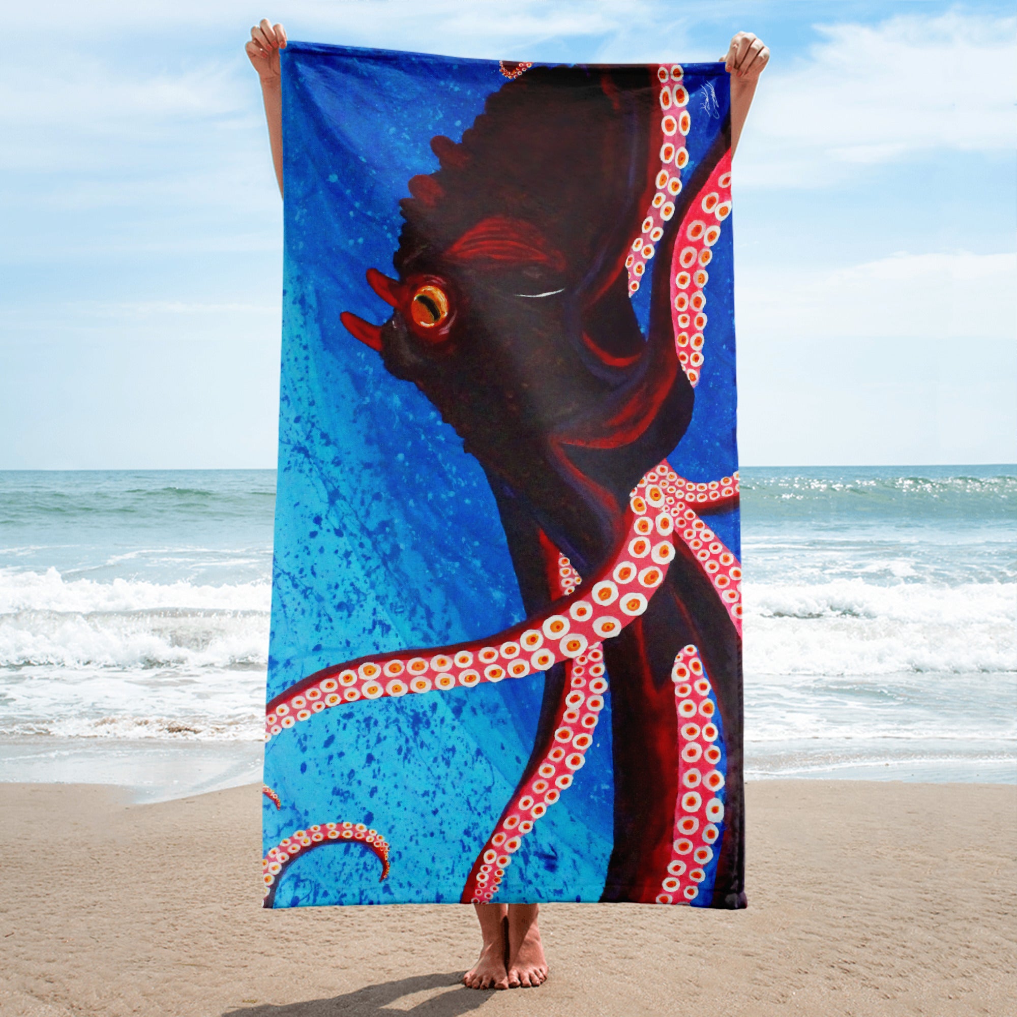 "The Whole Package" By Kai Gentile Octopus Towel