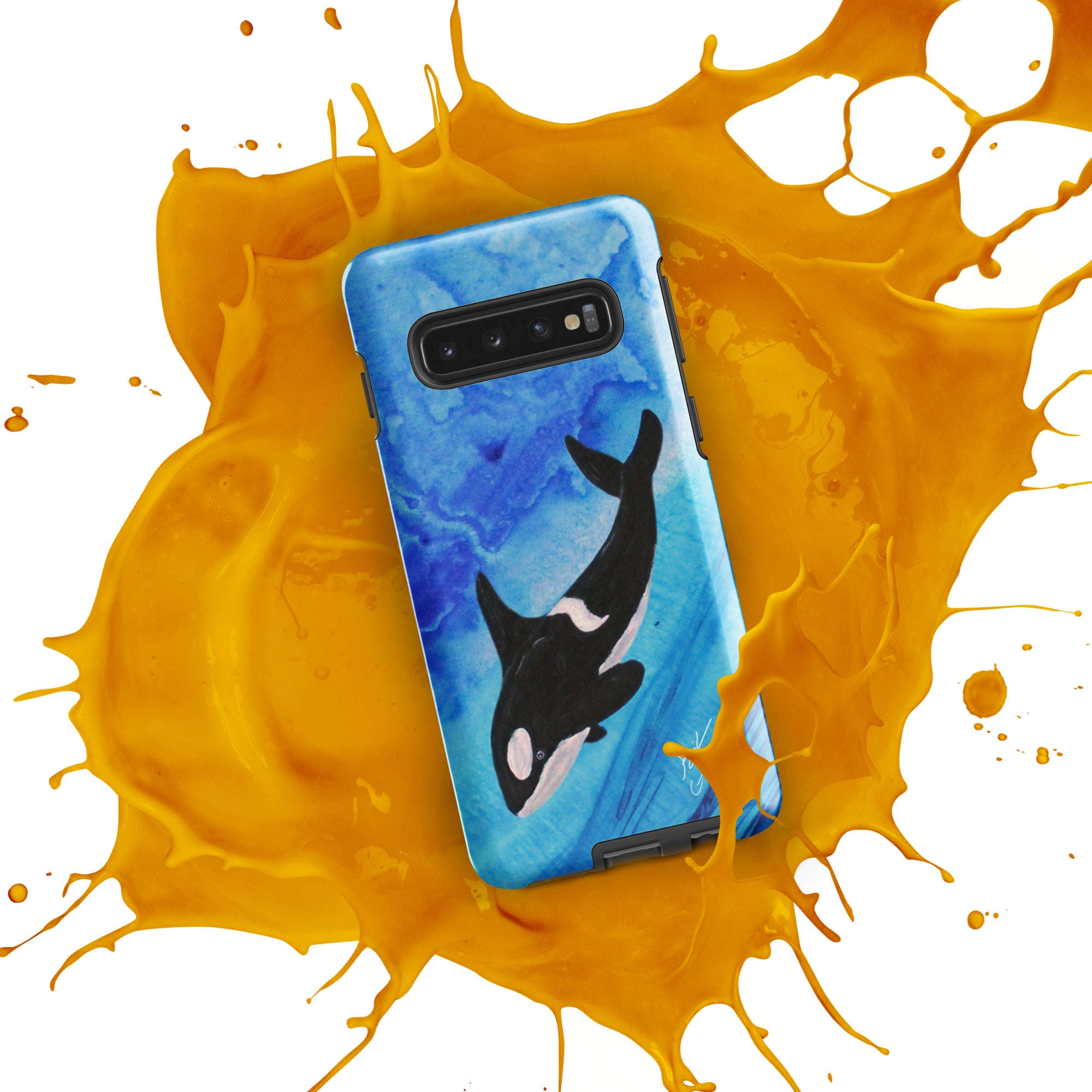 "Killer Whale" By Kai Gentile Tough case for Samsung Phone®