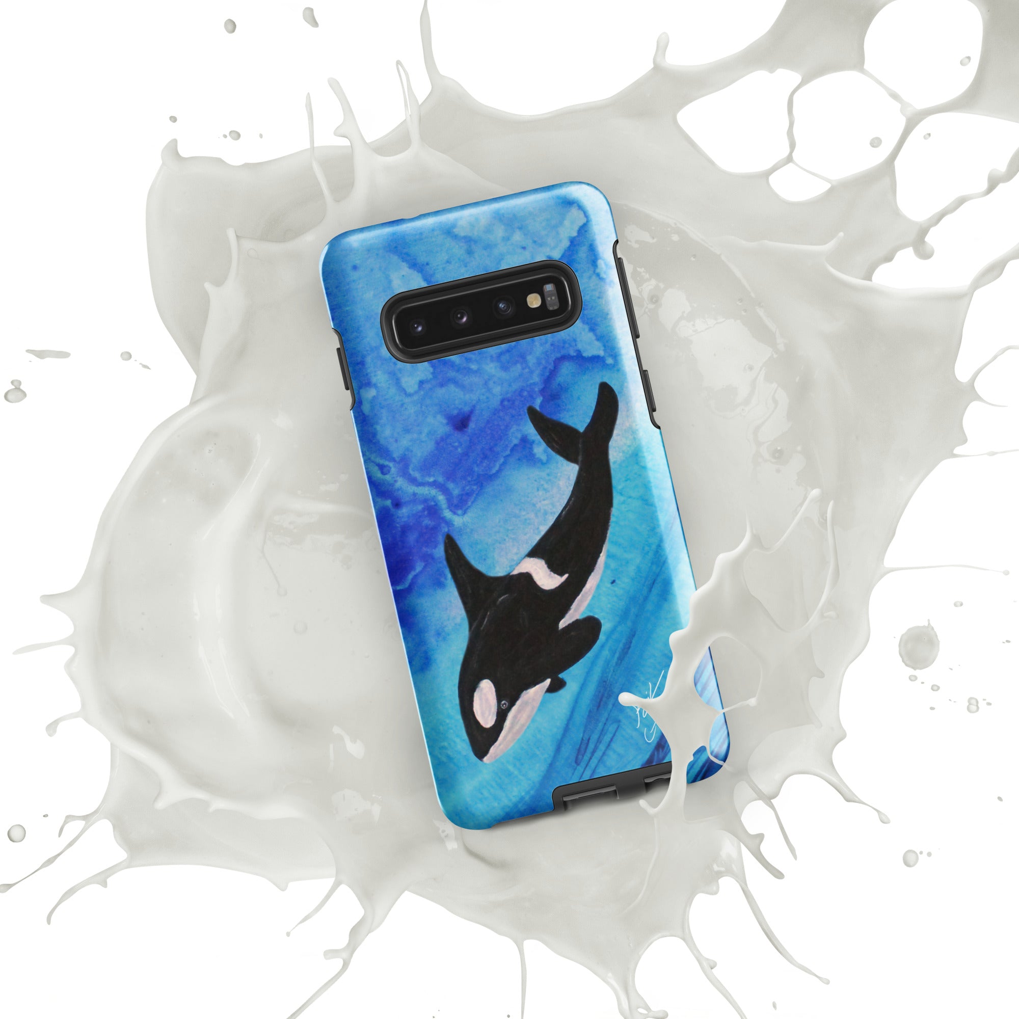 "Killer Whale" By Kai Gentile Tough case for Samsung Phone®