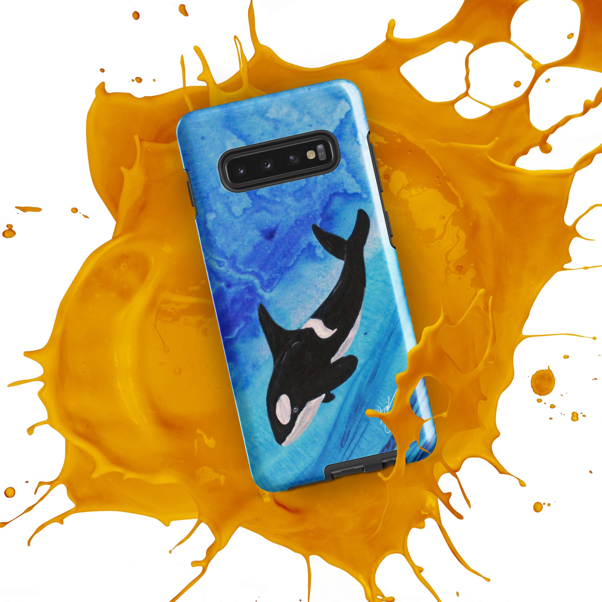 "Killer Whale" By Kai Gentile Tough case for Samsung Phone®