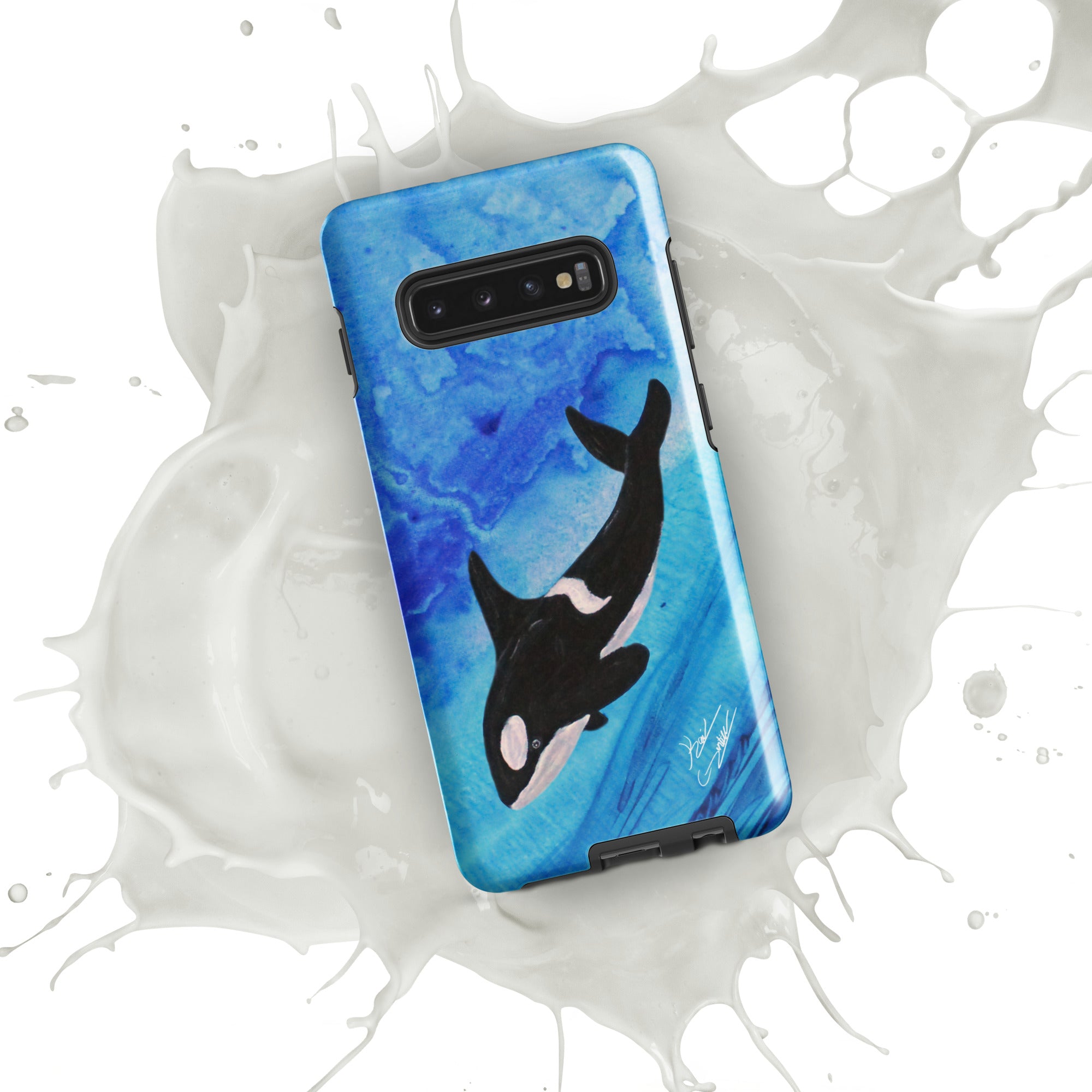 "Killer Whale" By Kai Gentile Tough case for Samsung Phone®