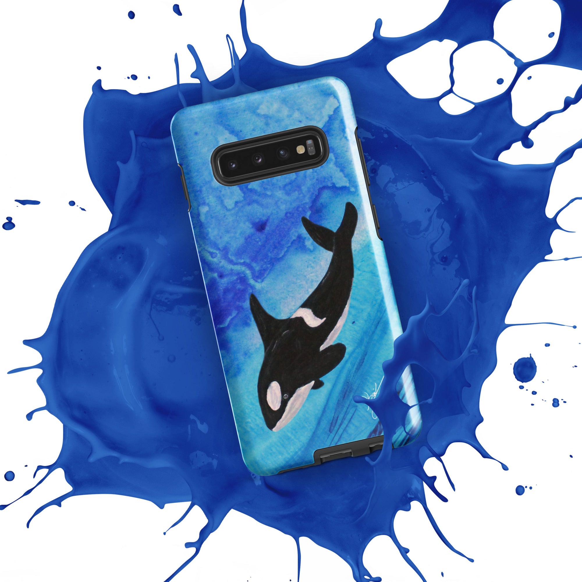 "Killer Whale" By Kai Gentile Tough case for Samsung Phone®