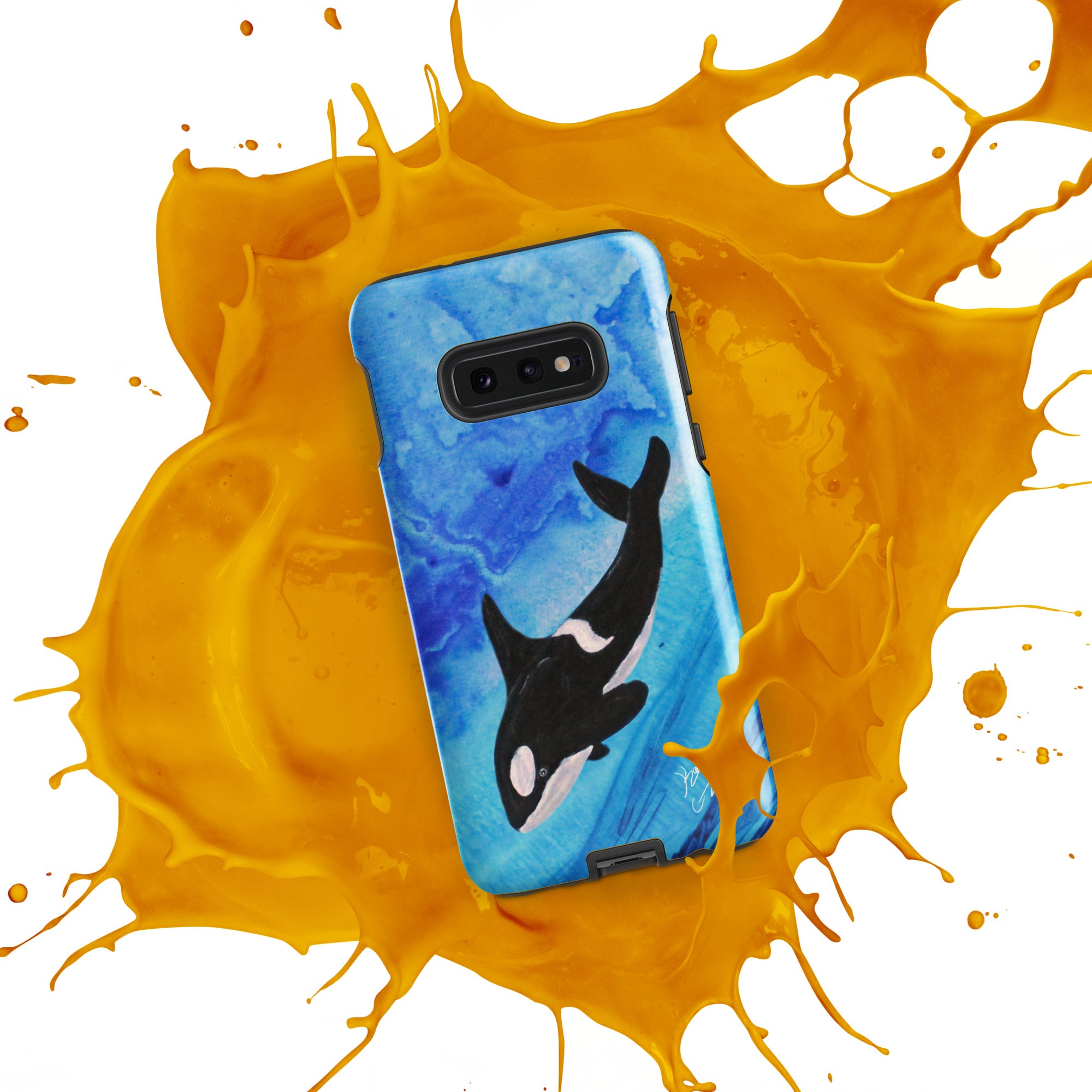 "Killer Whale" By Kai Gentile Tough case for Samsung Phone®