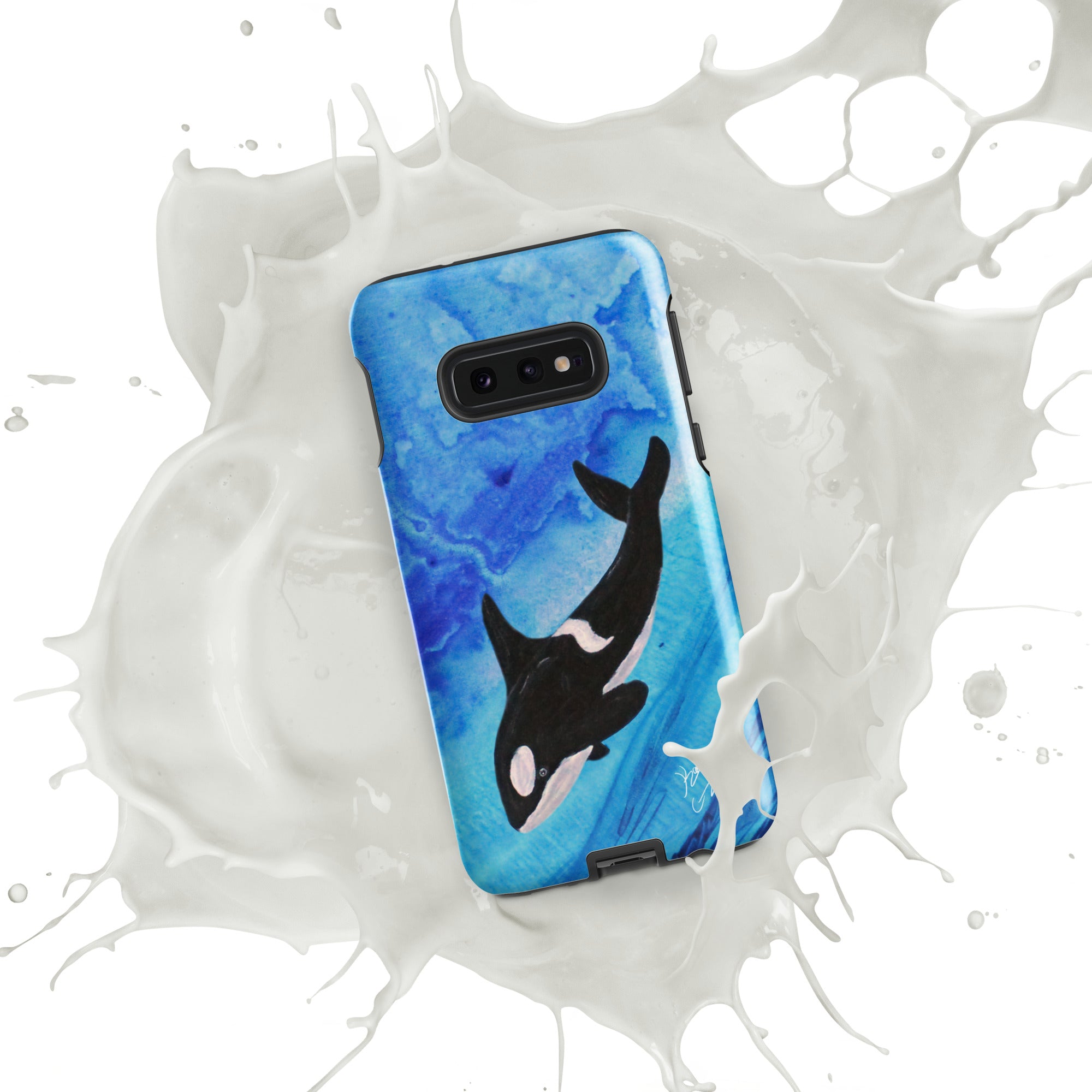 "Killer Whale" By Kai Gentile Tough case for Samsung Phone®