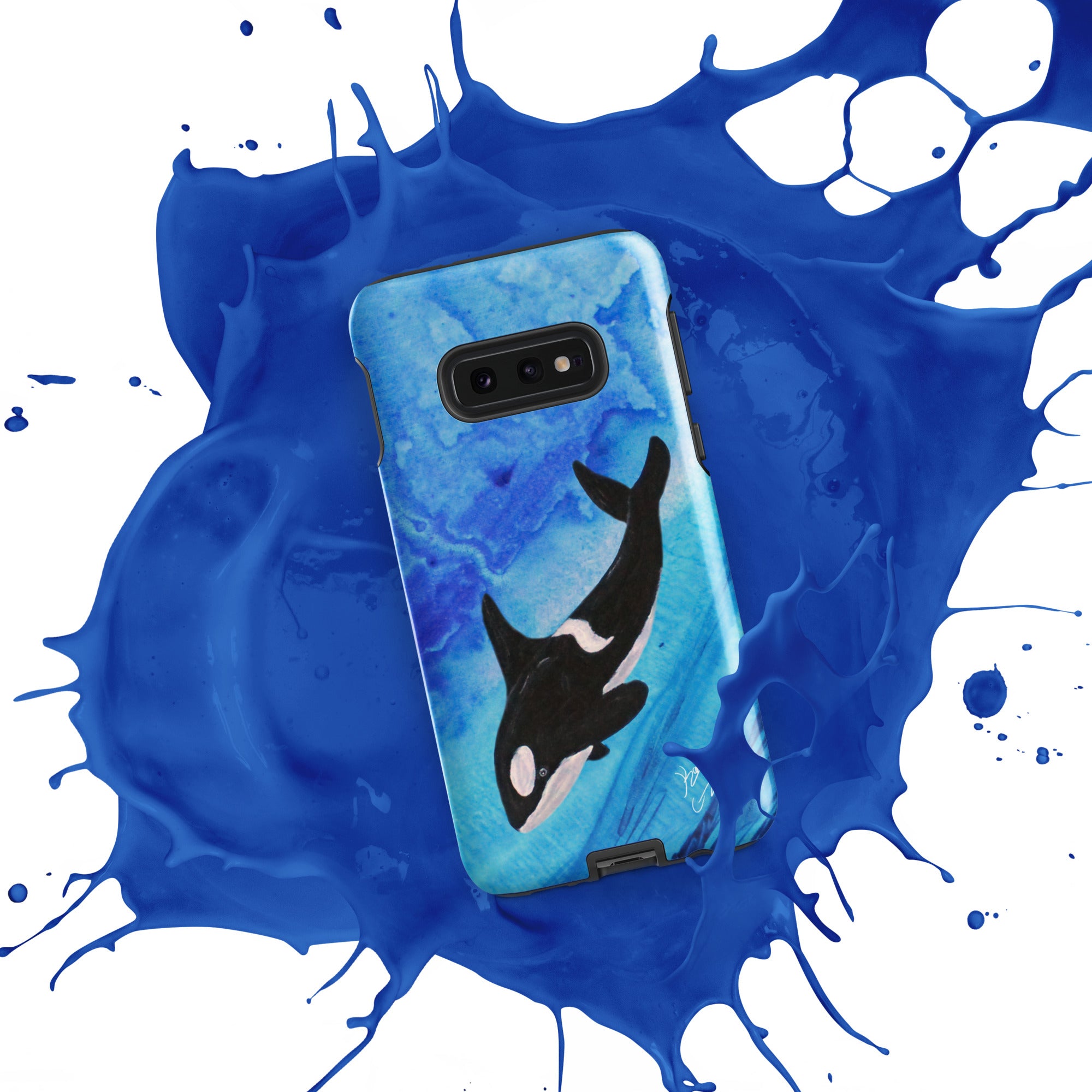 "Killer Whale" By Kai Gentile Tough case for Samsung Phone®