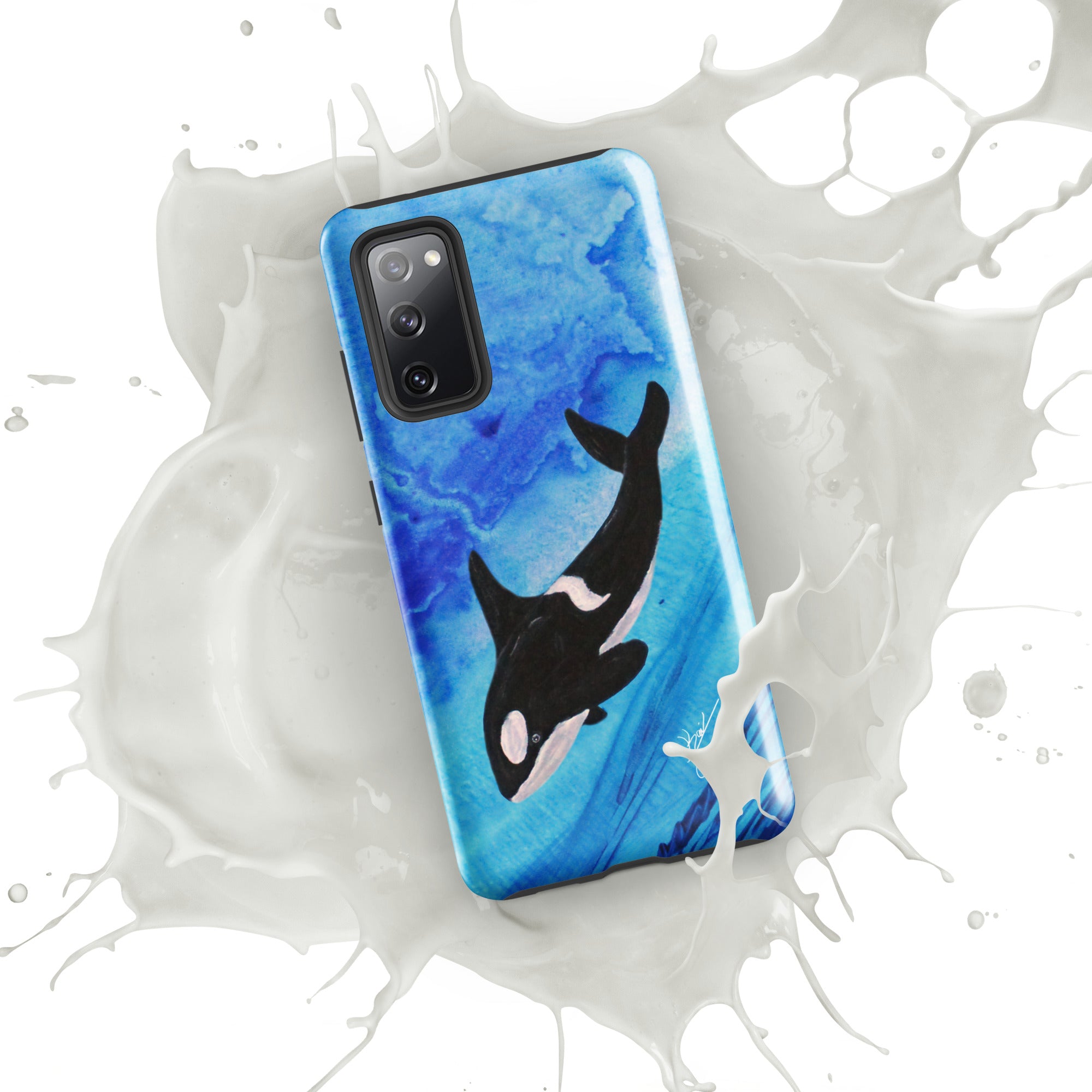 "Killer Whale" By Kai Gentile Tough case for Samsung Phone®