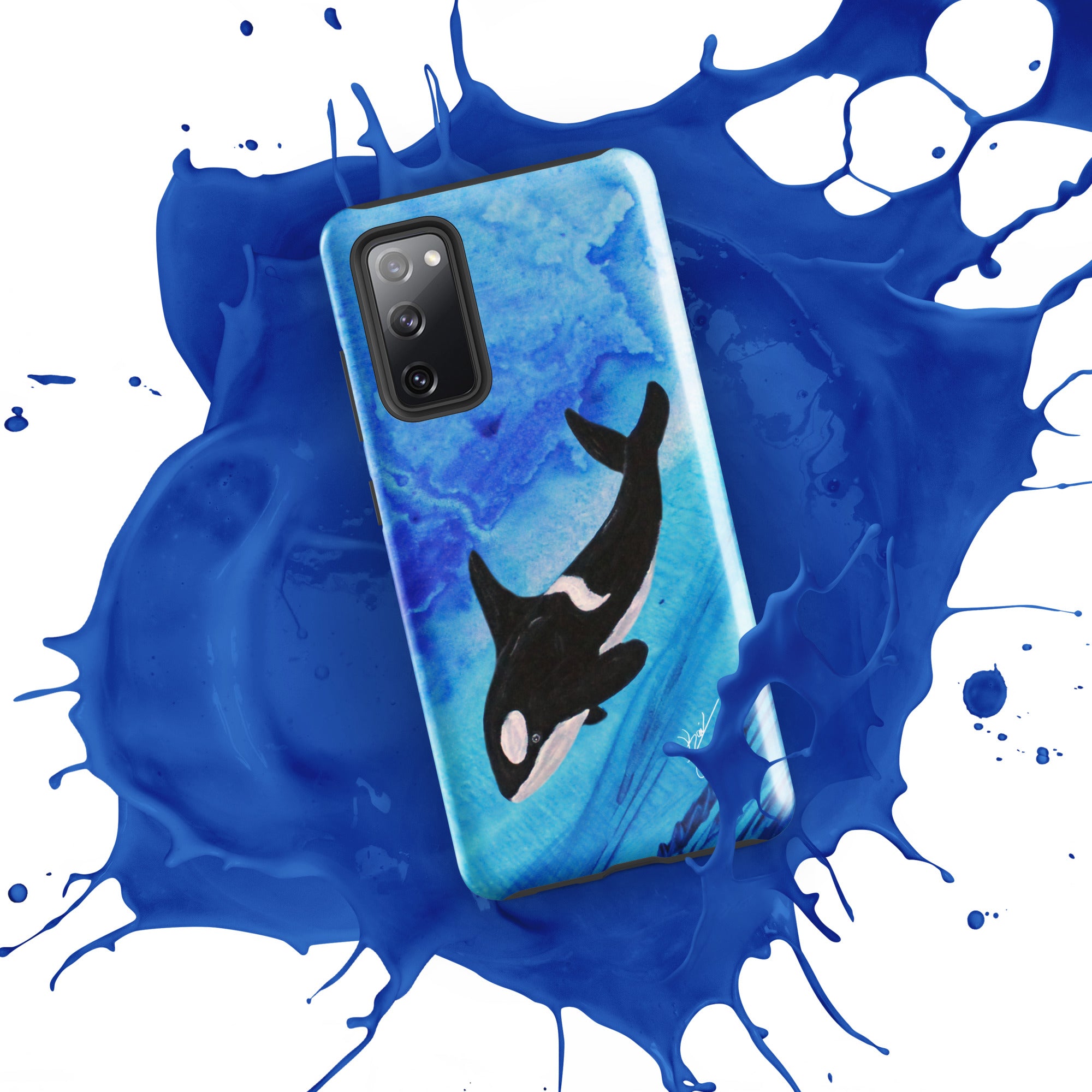 "Killer Whale" By Kai Gentile Tough case for Samsung Phone®