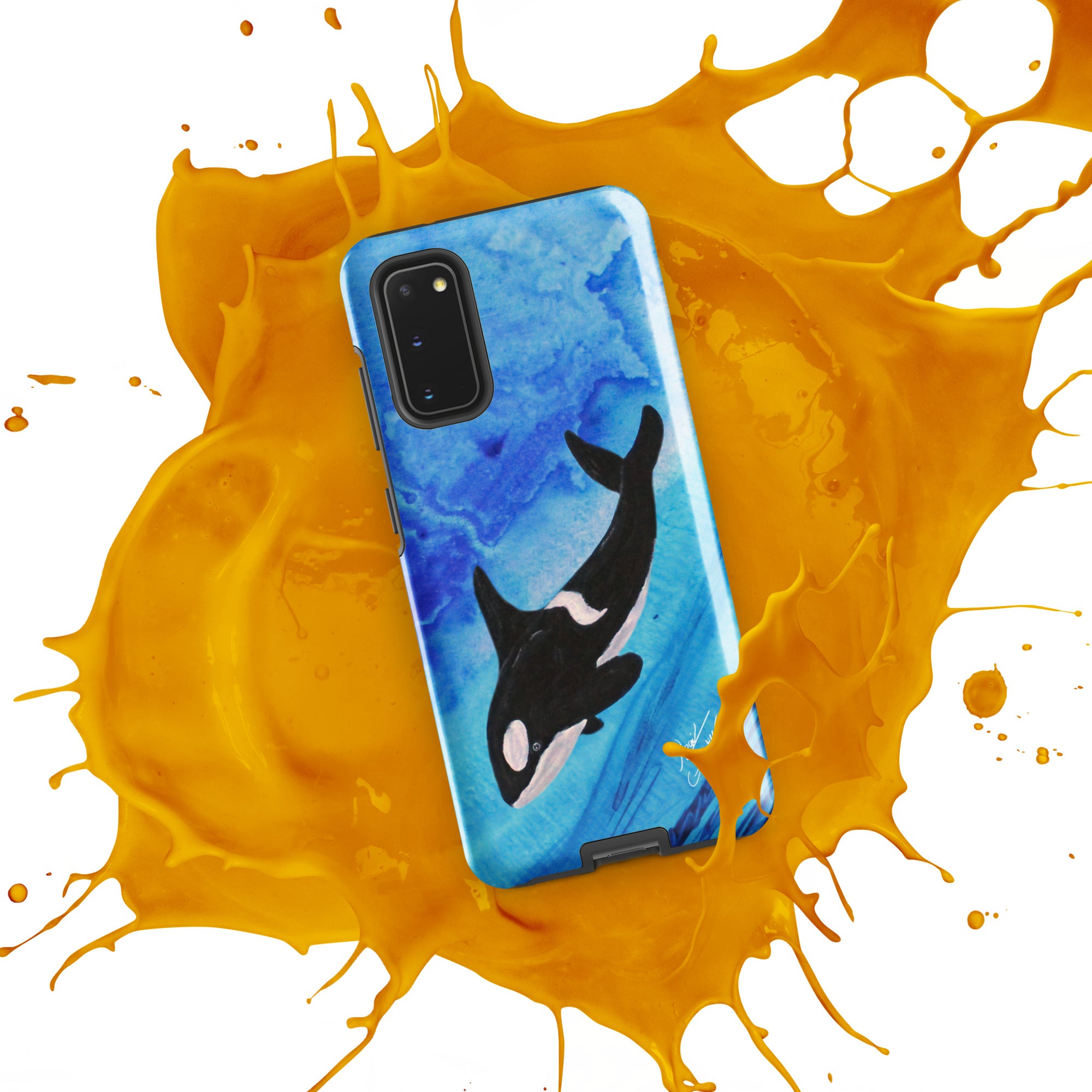 "Killer Whale" By Kai Gentile Tough case for Samsung Phone®