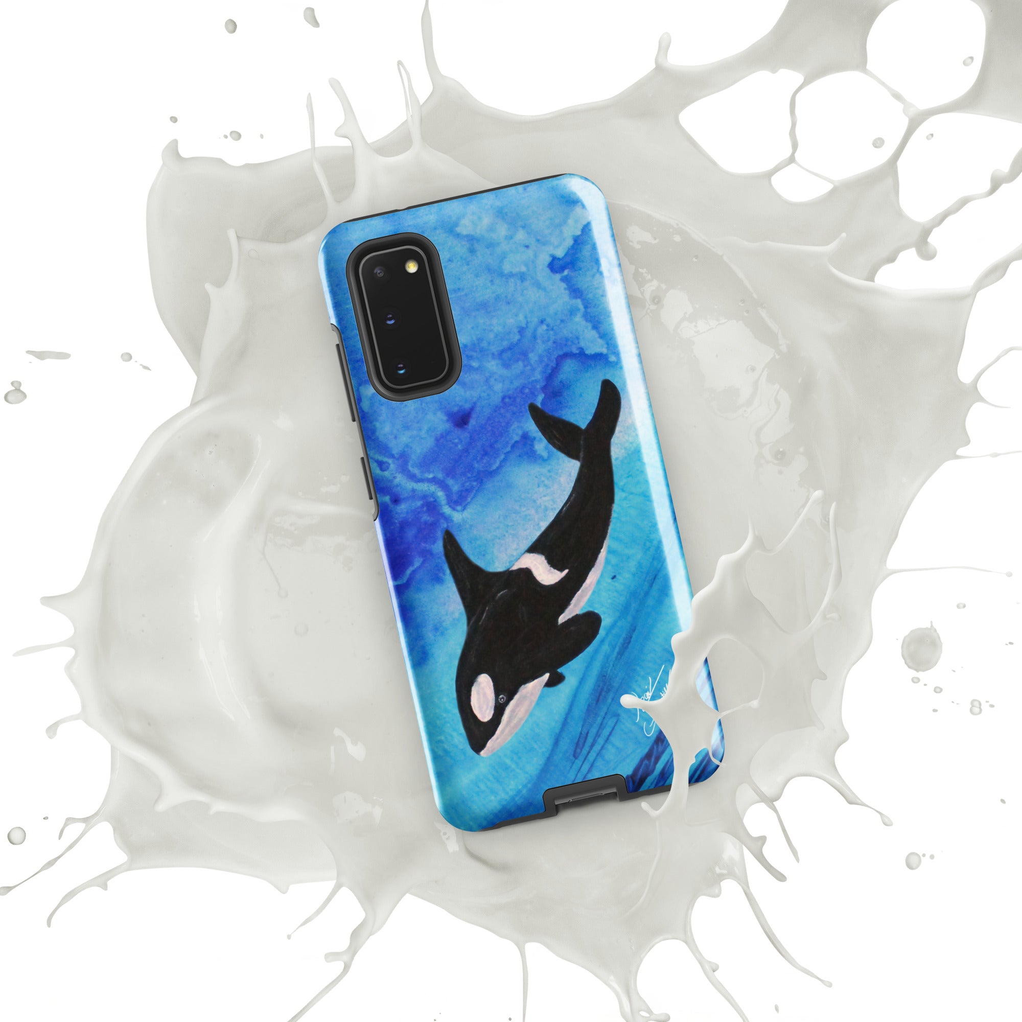 "Killer Whale" By Kai Gentile Tough case for Samsung Phone®