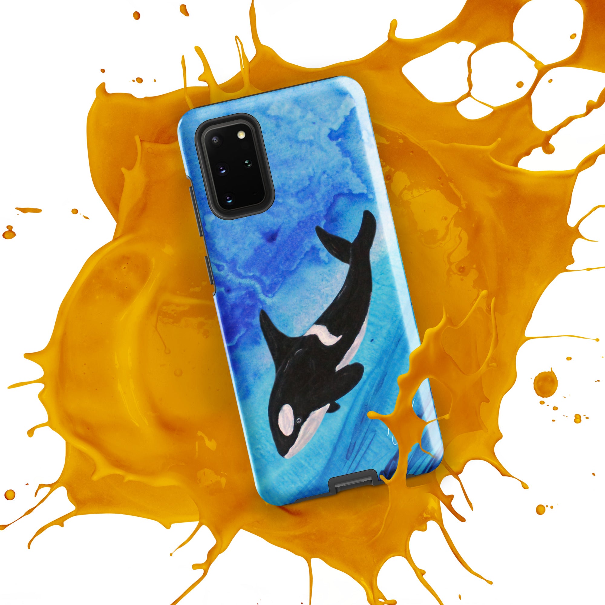 "Killer Whale" By Kai Gentile Tough case for Samsung Phone®