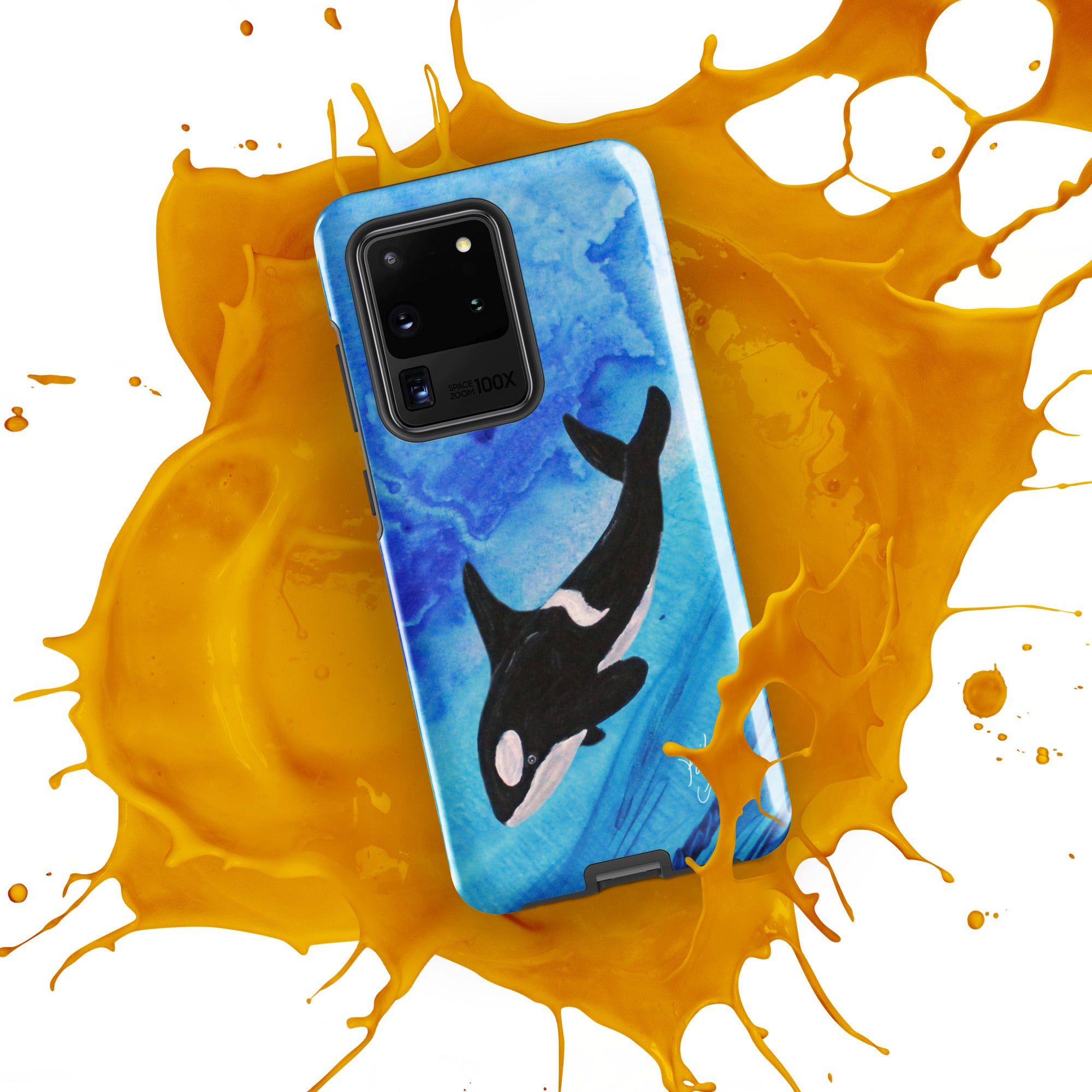 "Killer Whale" By Kai Gentile Tough case for Samsung Phone®