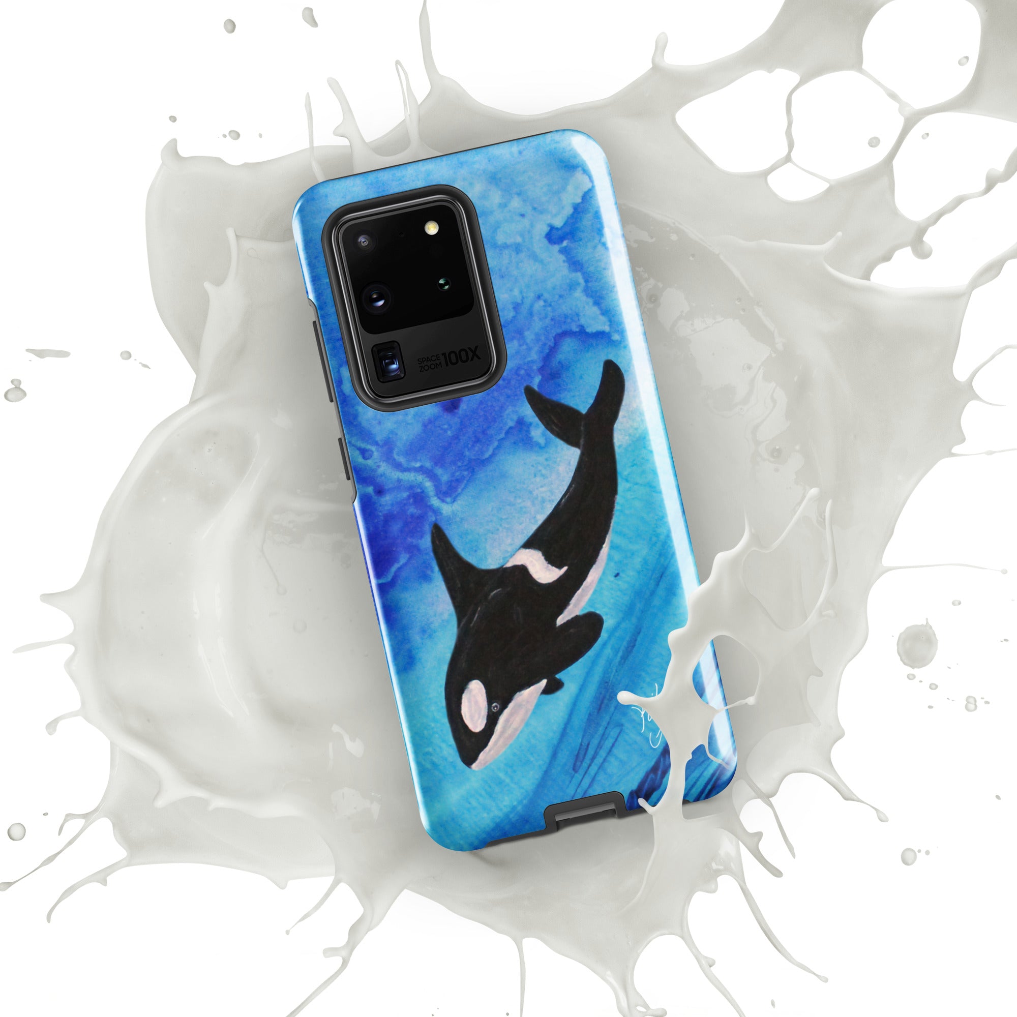 "Killer Whale" By Kai Gentile Tough case for Samsung Phone®