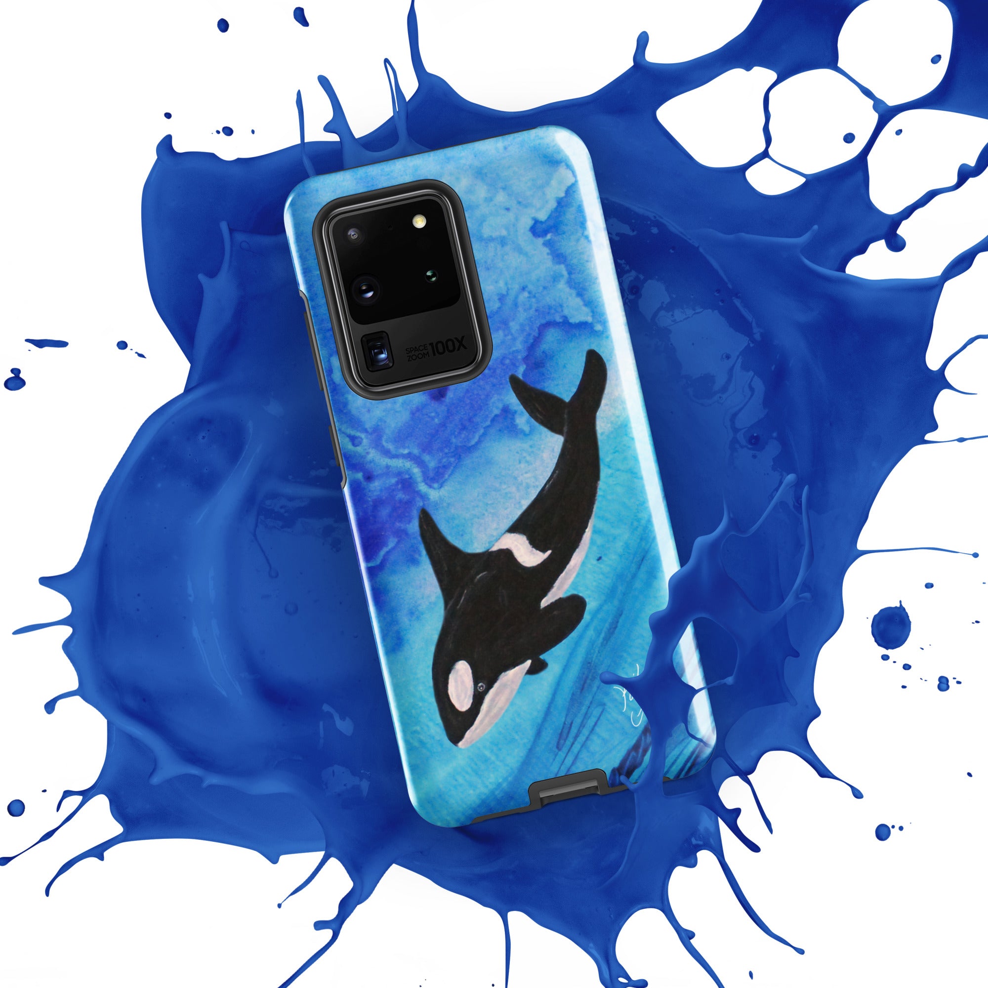 "Killer Whale" By Kai Gentile Tough case for Samsung Phone®