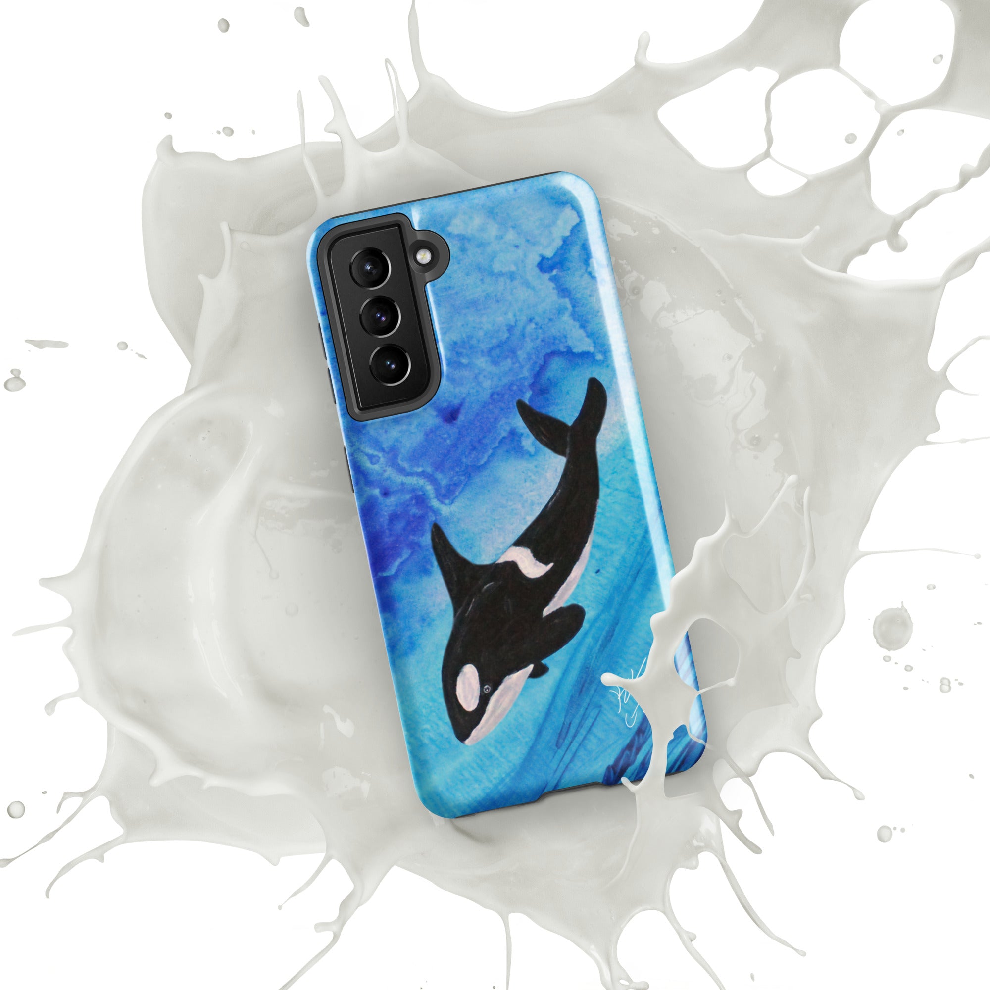 "Killer Whale" By Kai Gentile Tough case for Samsung Phone®