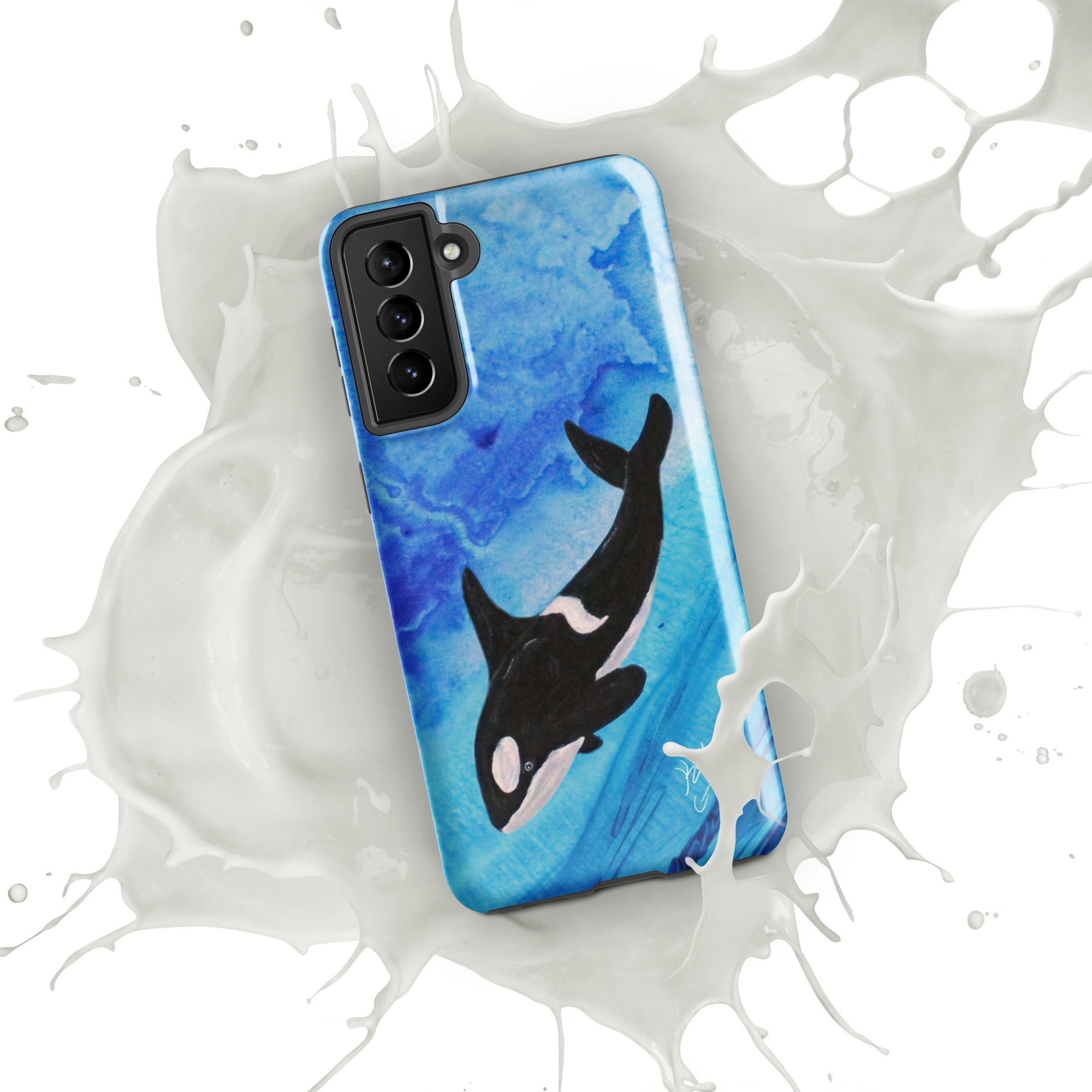 "Killer Whale" By Kai Gentile Tough case for Samsung Phone®