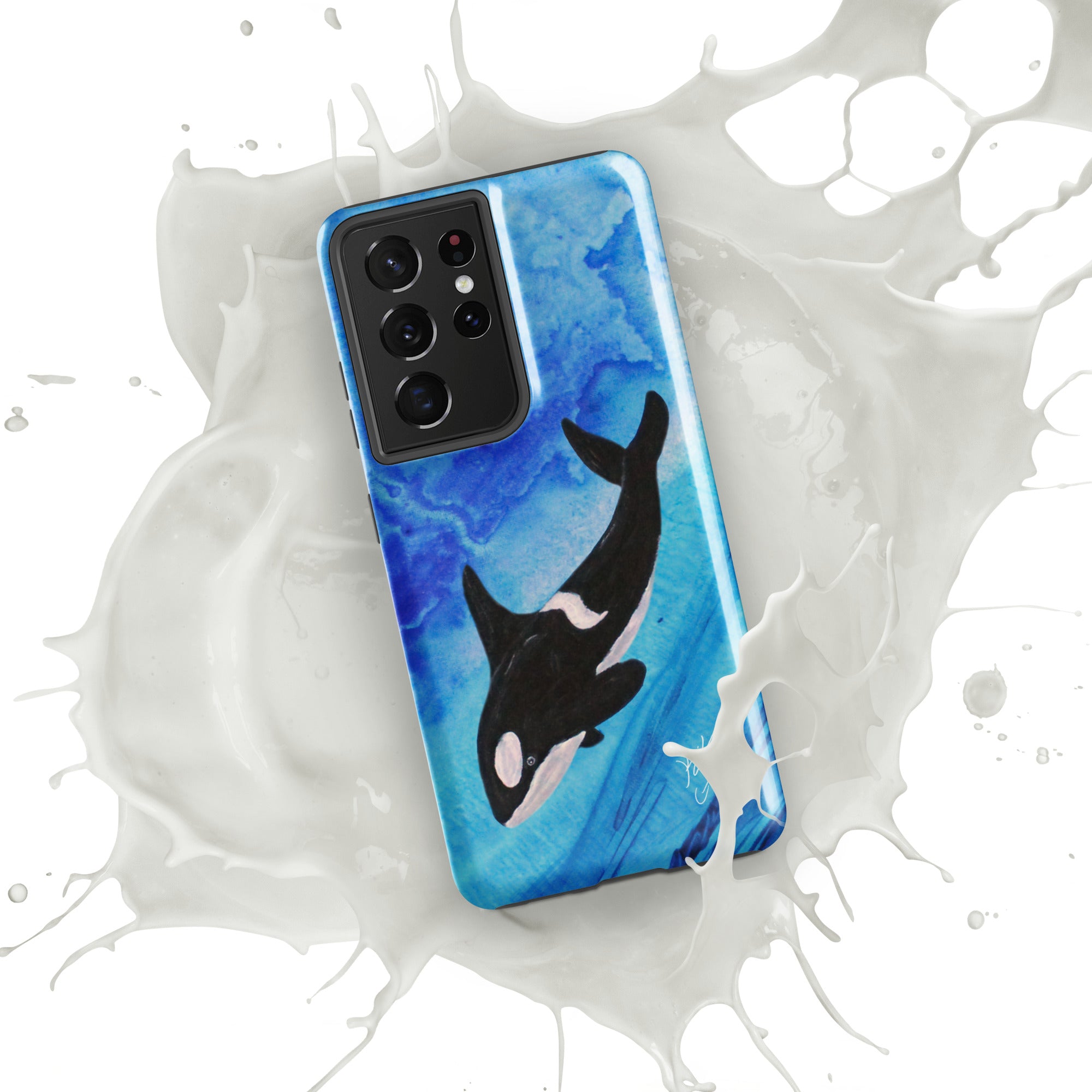 "Killer Whale" By Kai Gentile Tough case for Samsung Phone®