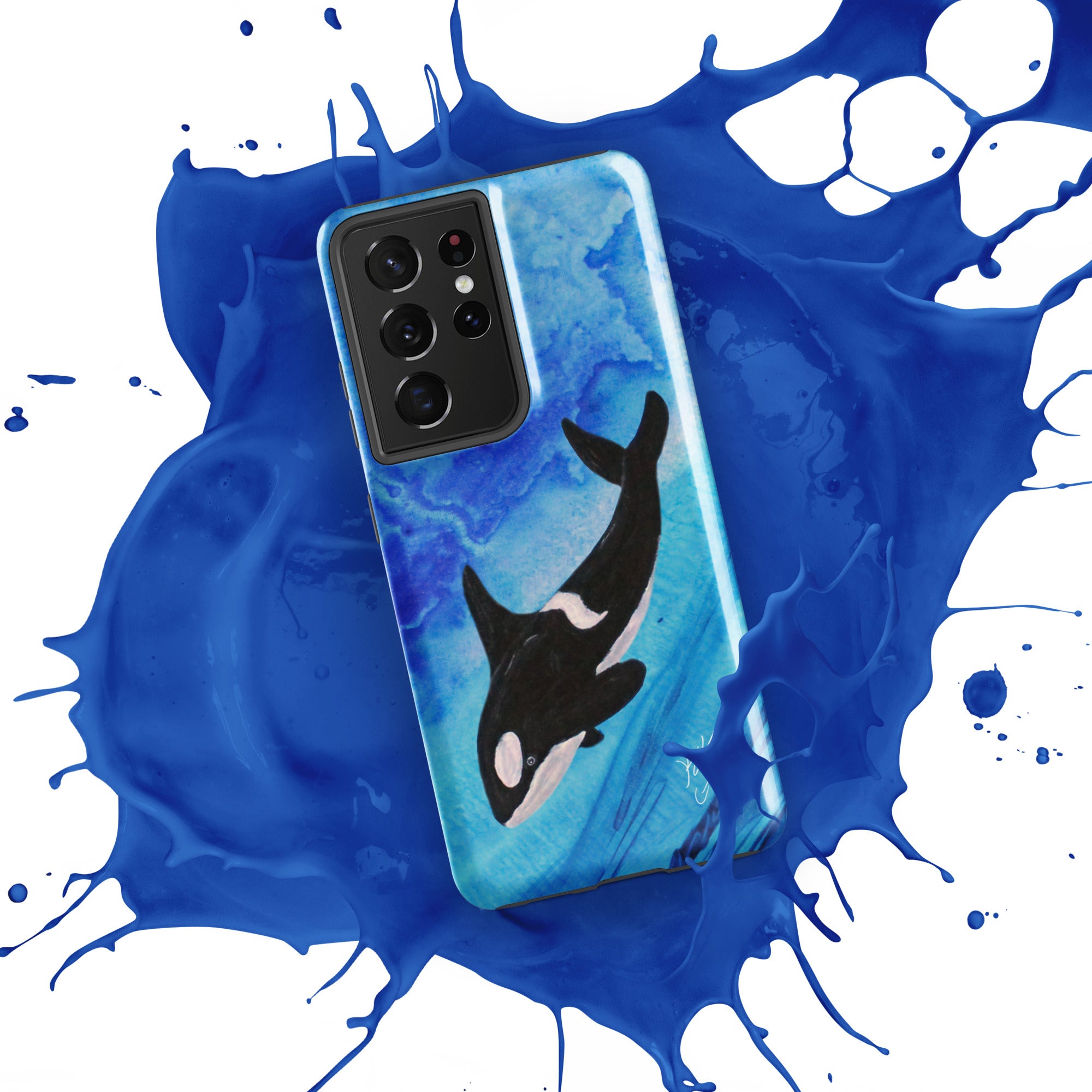 "Killer Whale" By Kai Gentile Tough case for Samsung Phone®