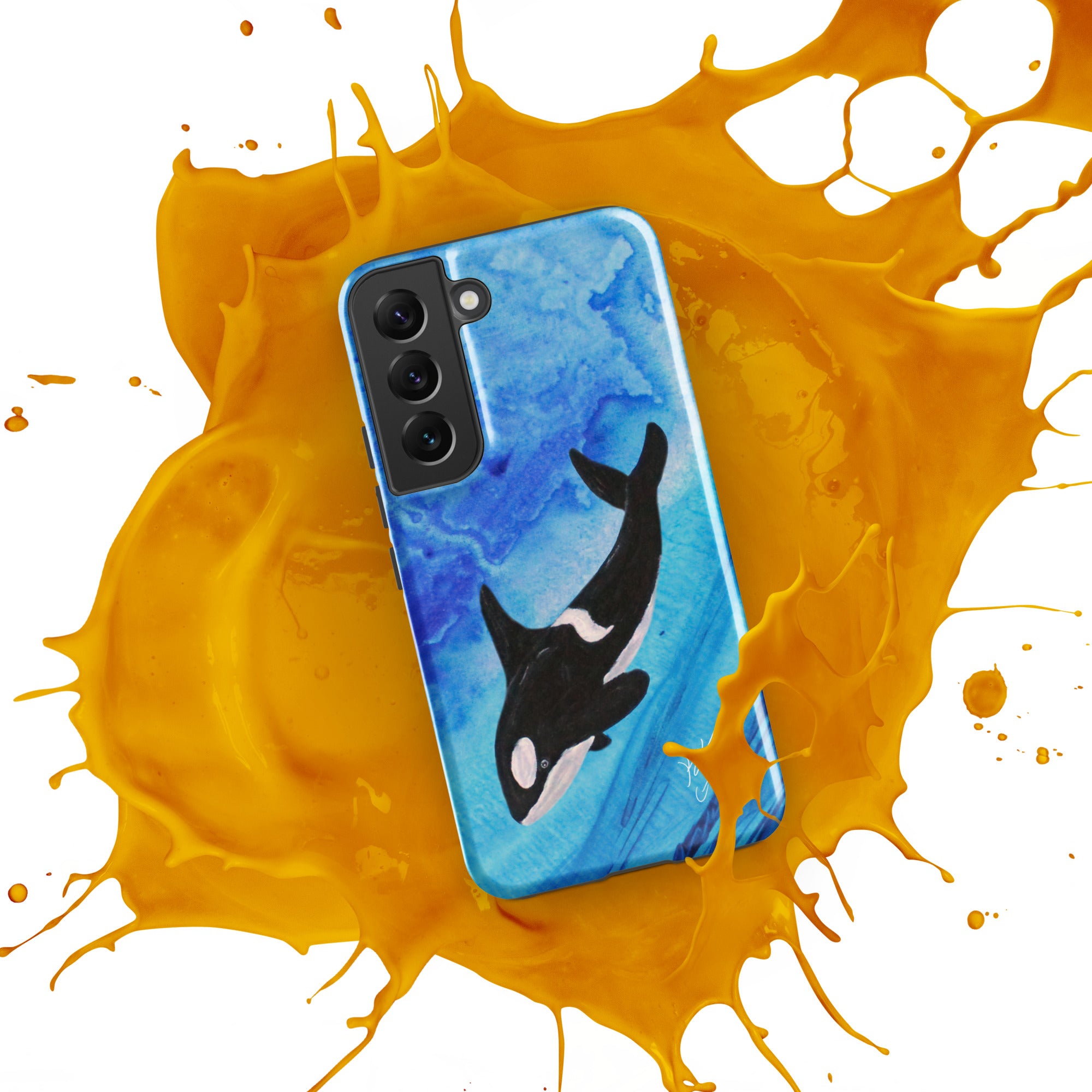 "Killer Whale" By Kai Gentile Tough case for Samsung Phone®