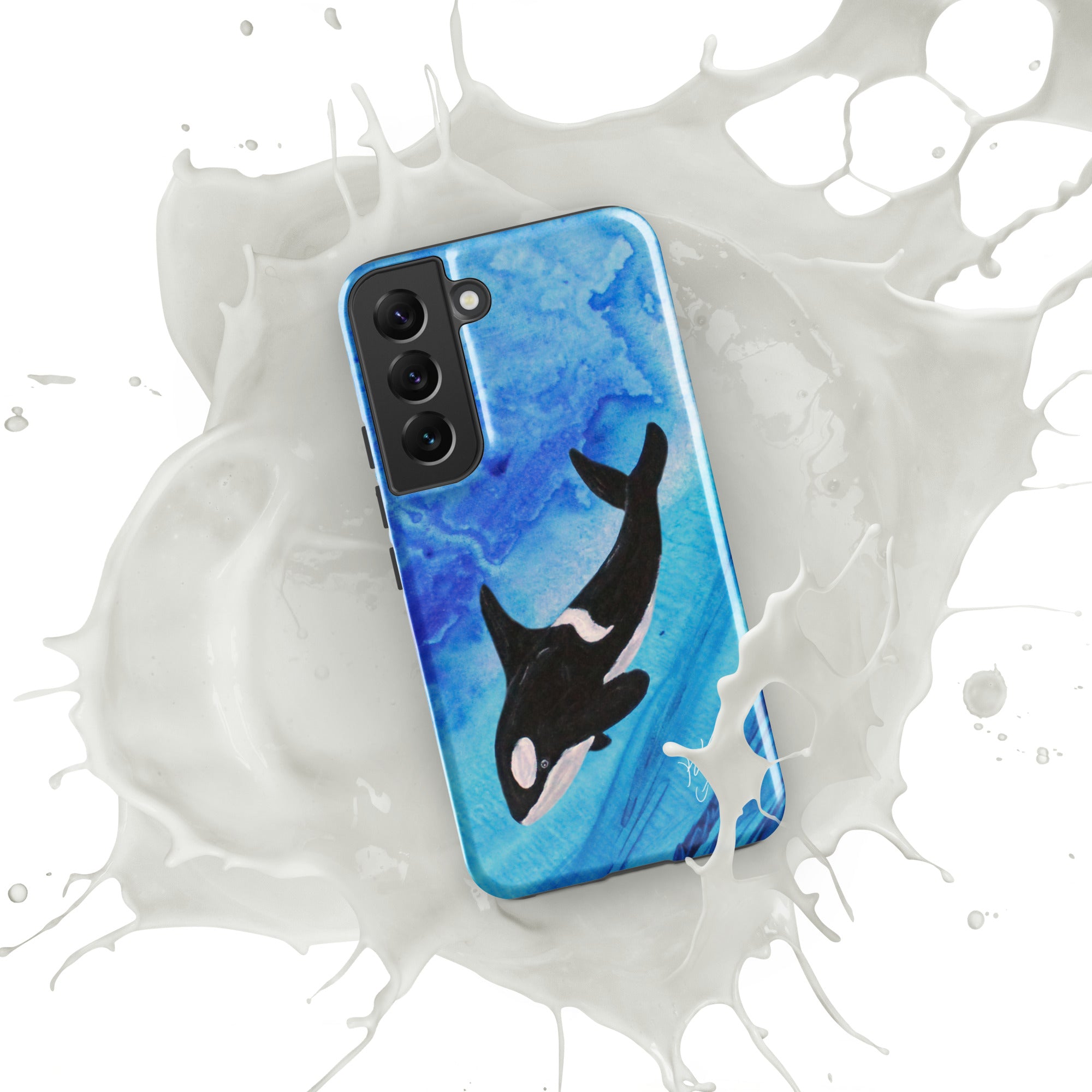 "Killer Whale" By Kai Gentile Tough case for Samsung Phone®