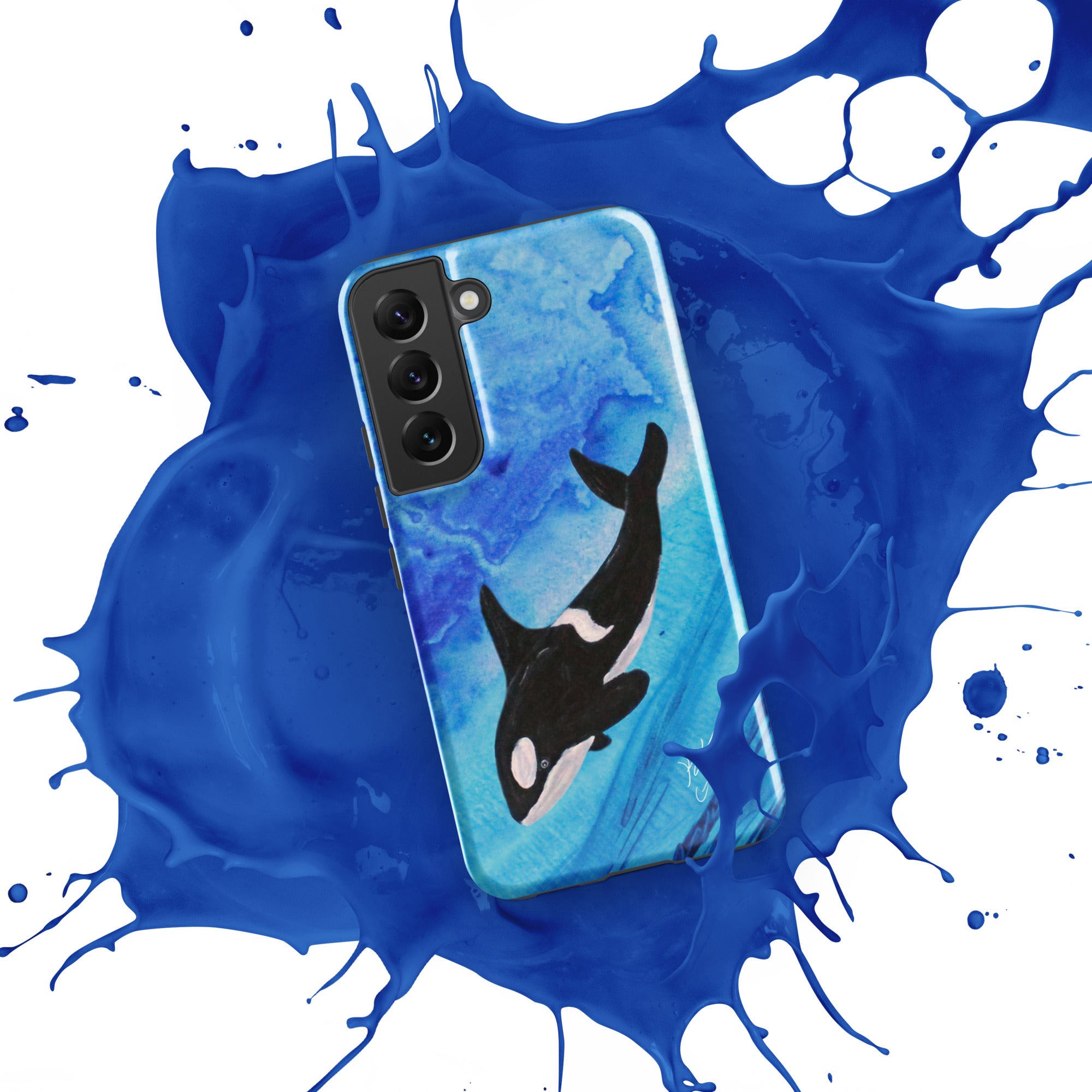 "Killer Whale" By Kai Gentile Tough case for Samsung Phone®