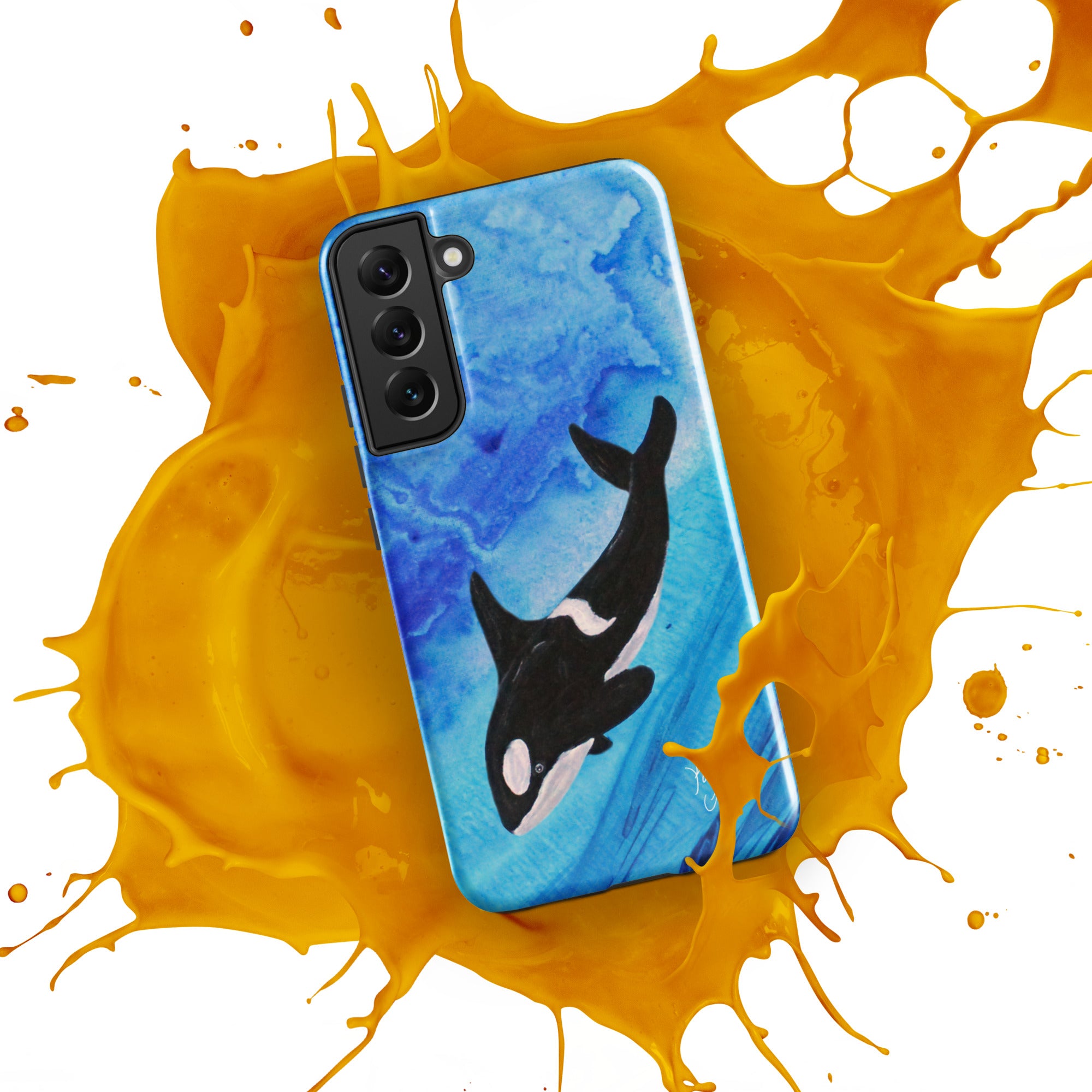 "Killer Whale" By Kai Gentile Tough case for Samsung Phone®