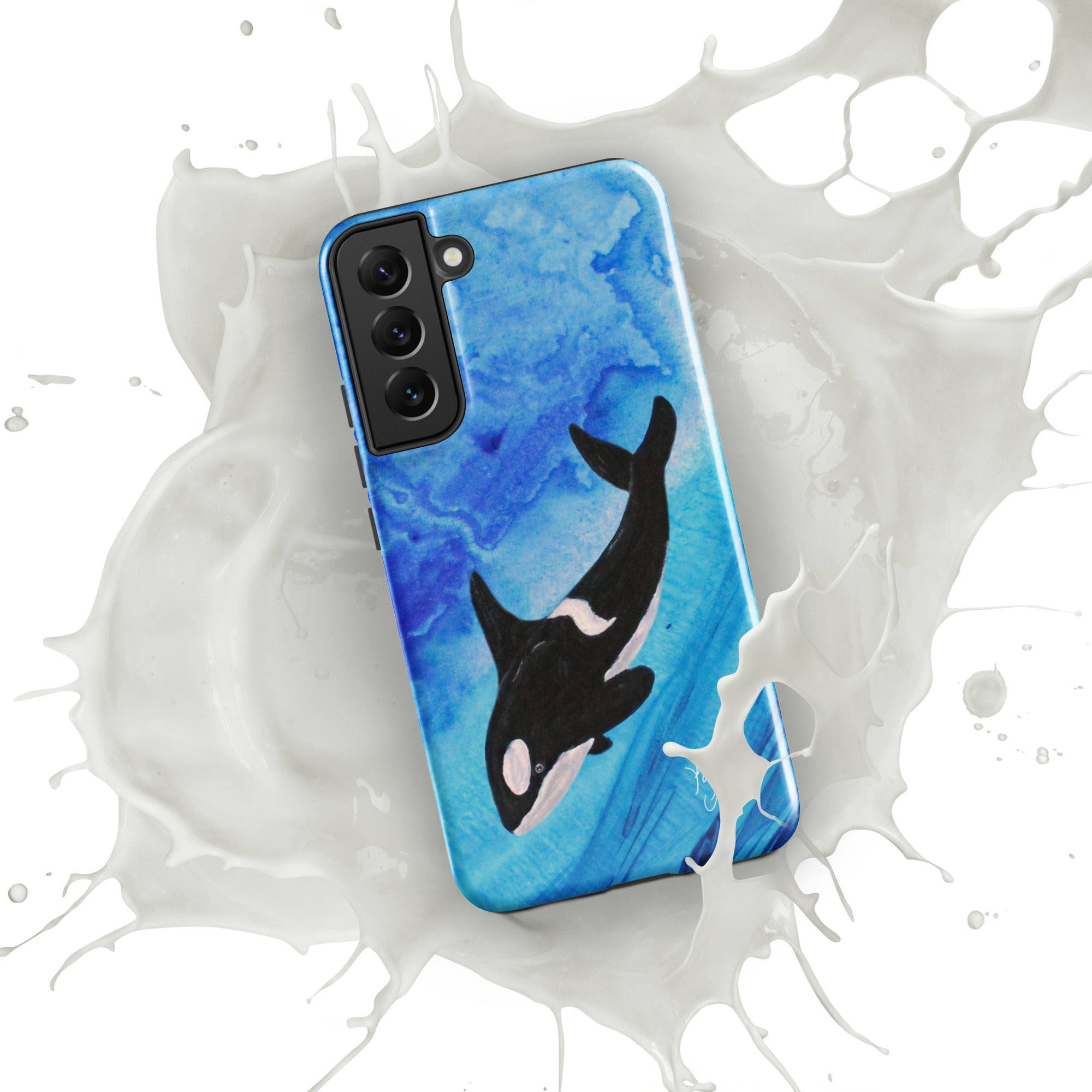 "Killer Whale" By Kai Gentile Tough case for Samsung Phone®