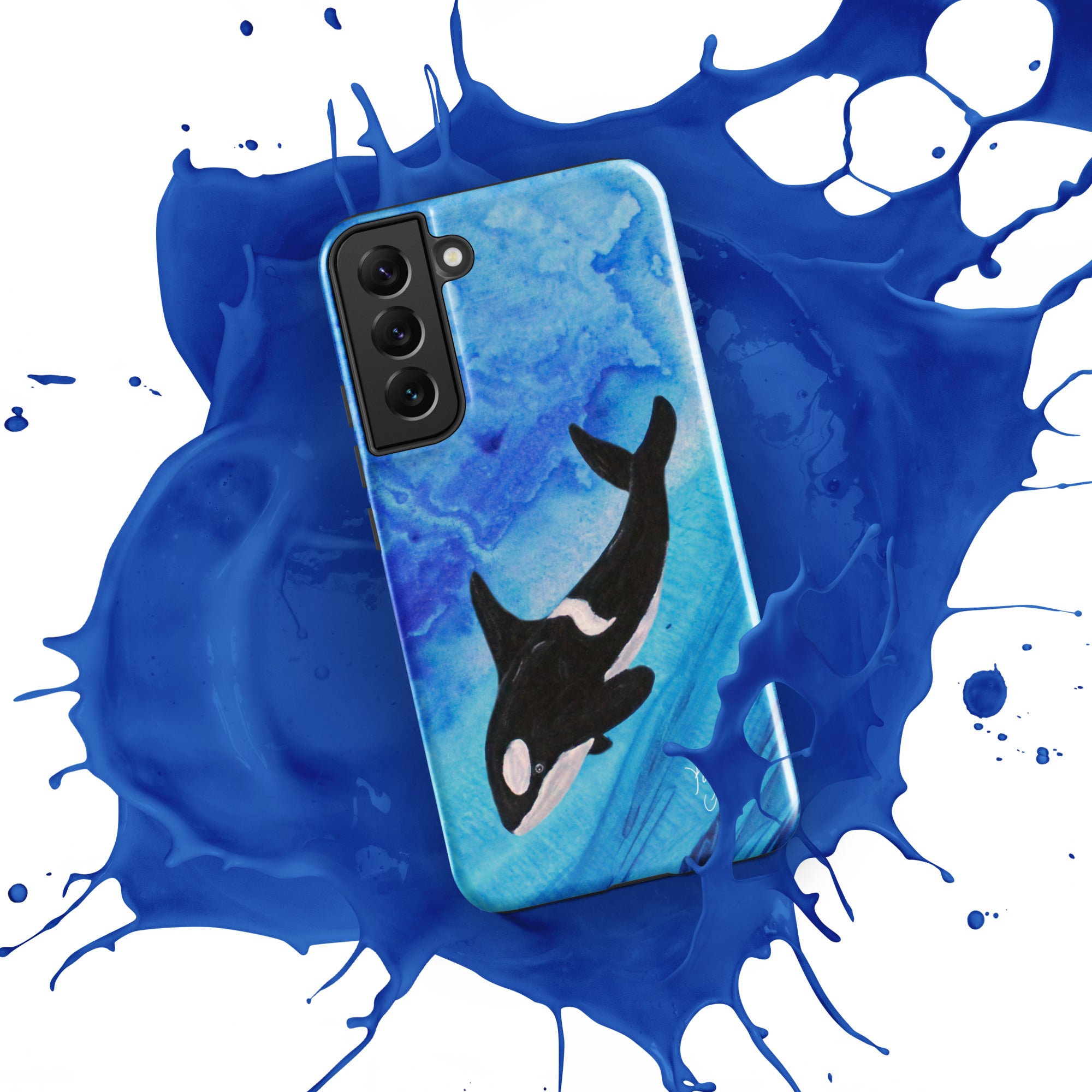 "Killer Whale" By Kai Gentile Tough case for Samsung Phone®