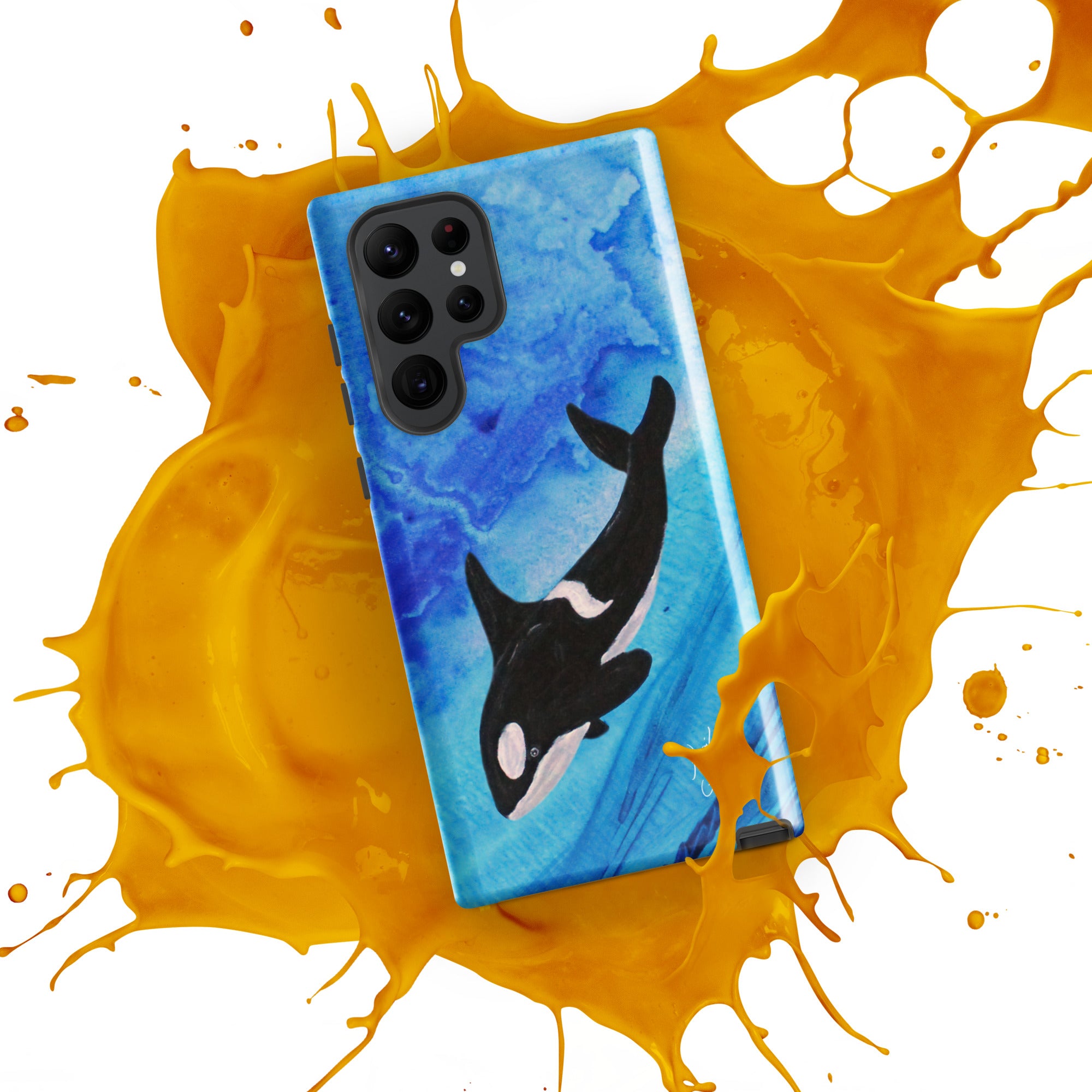 "Killer Whale" By Kai Gentile Tough case for Samsung Phone®