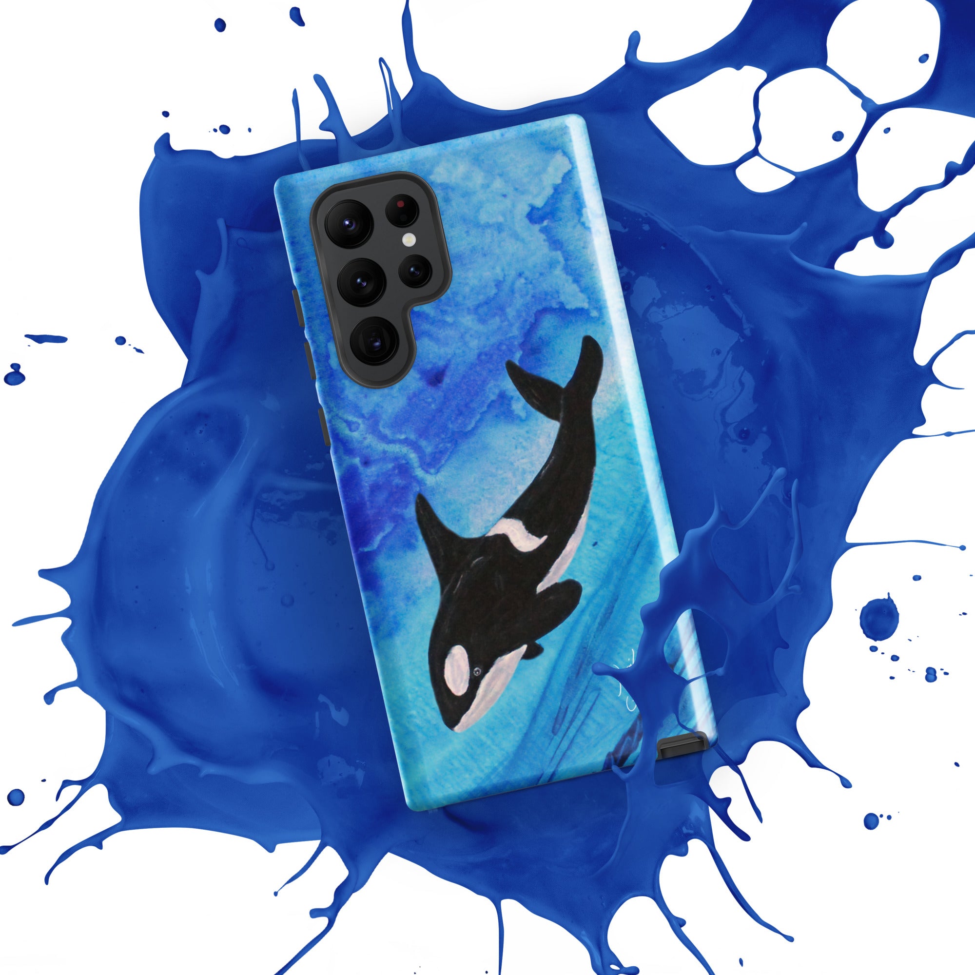 "Killer Whale" By Kai Gentile Tough case for Samsung Phone®