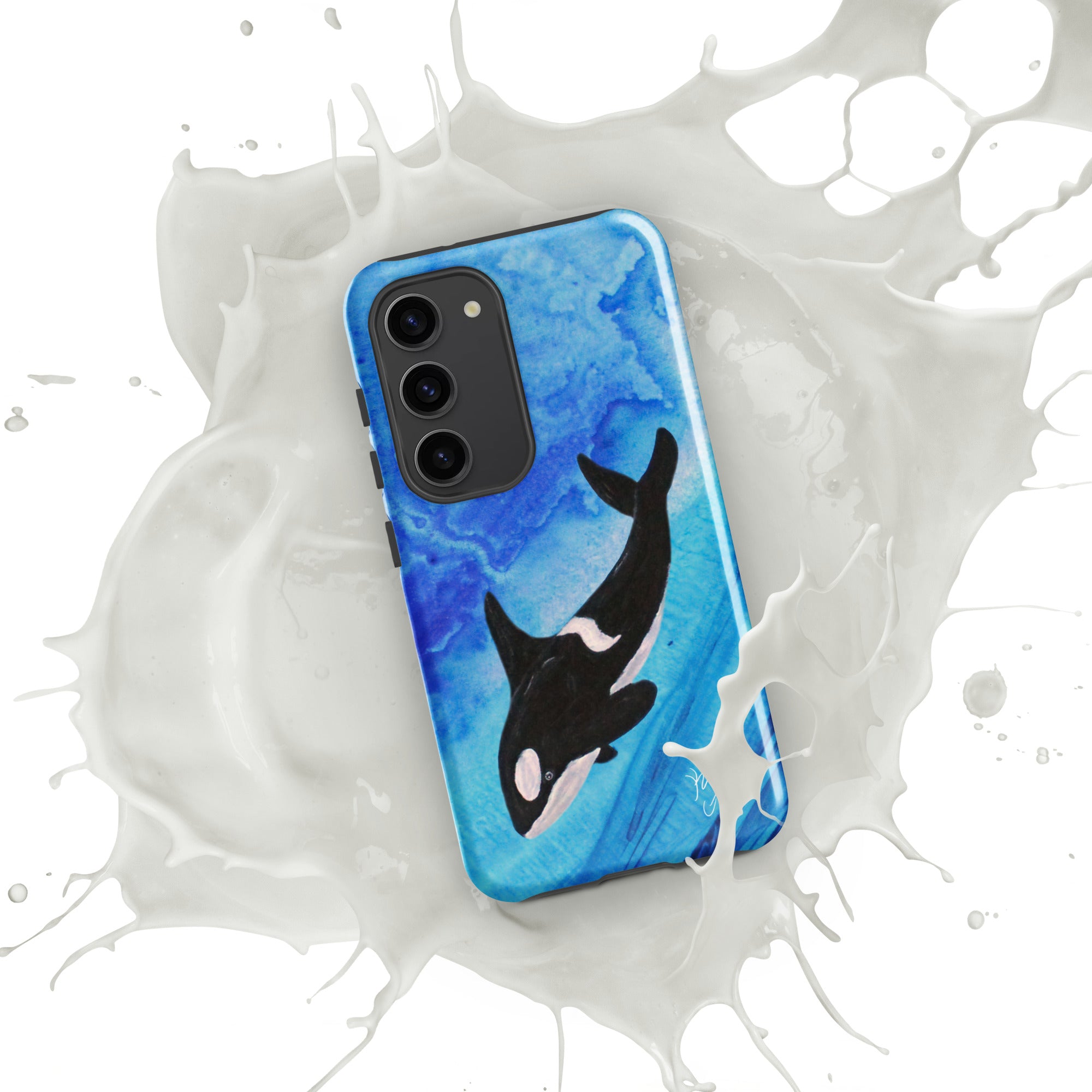 "Killer Whale" By Kai Gentile Tough case for Samsung Phone®