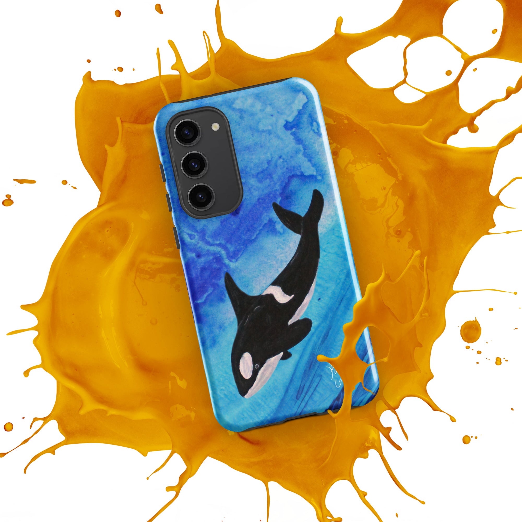 "Killer Whale" By Kai Gentile Tough case for Samsung Phone®