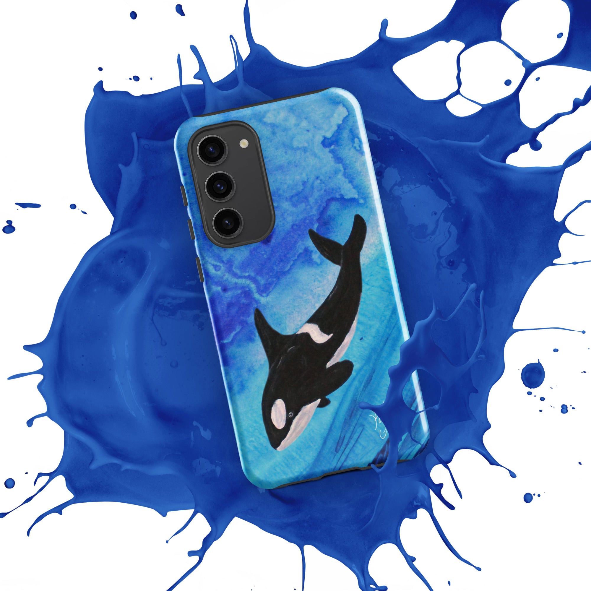 "Killer Whale" By Kai Gentile Tough case for Samsung Phone®