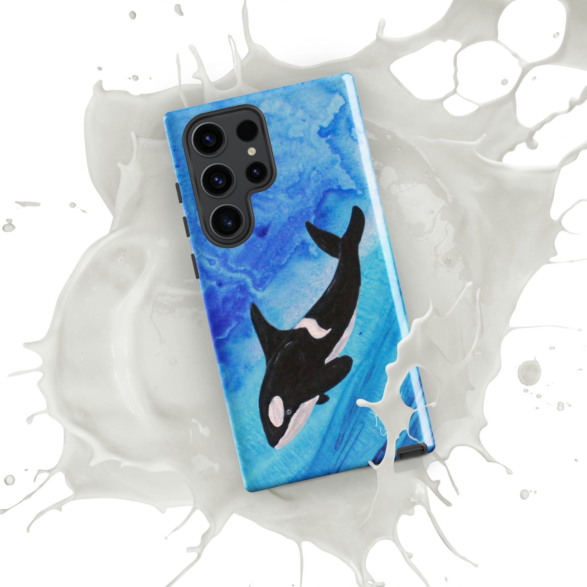 "Killer Whale" By Kai Gentile Tough case for Samsung Phone®