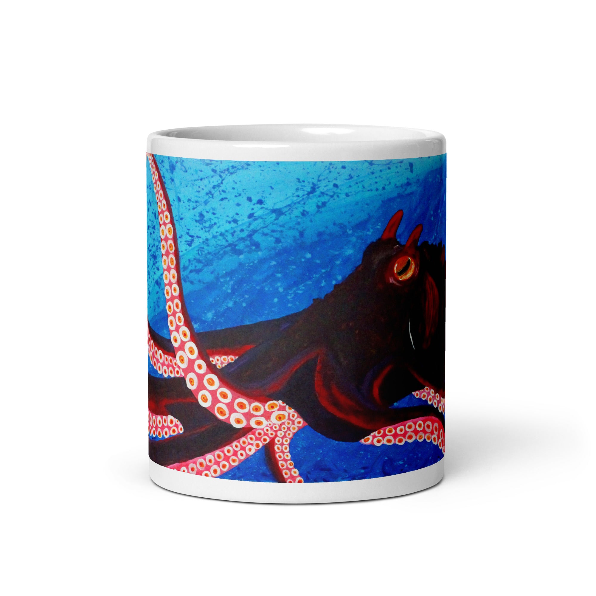 "The Whole Package" By Kai Gentile Octopus Glossy Mug