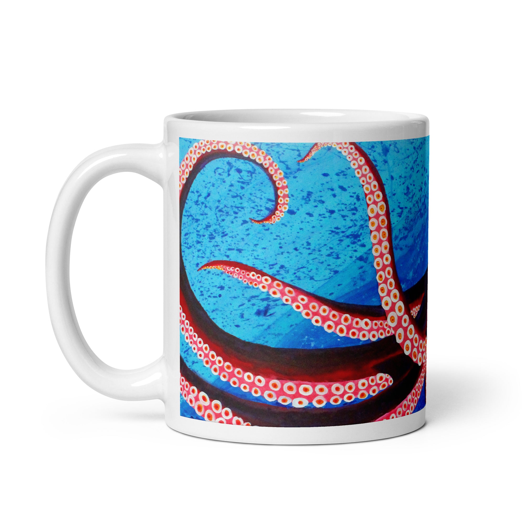 "The Whole Package" By Kai Gentile Octopus Glossy Mug